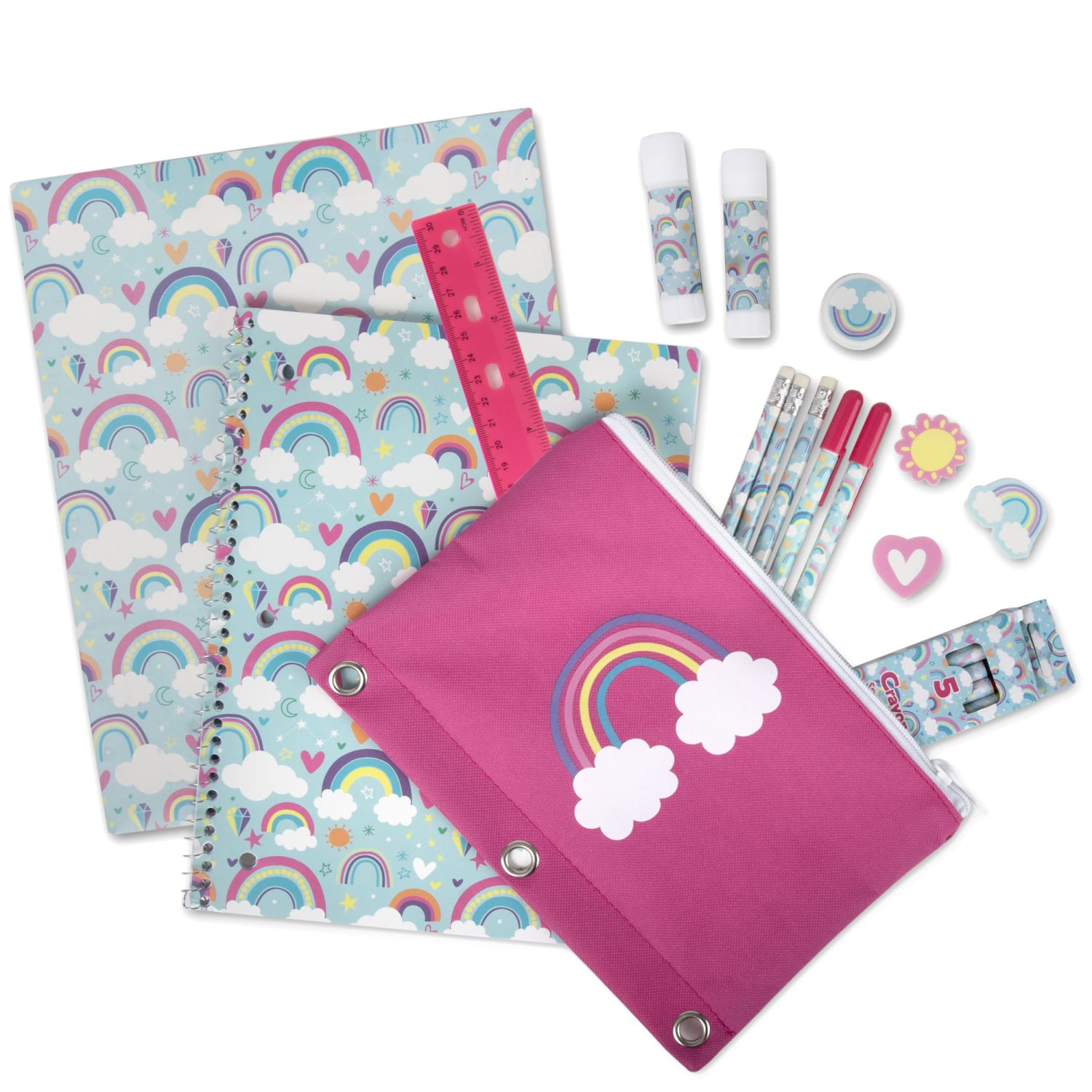 Trailmaker 20-Piece School Supply Kit, Cloud - Image 6