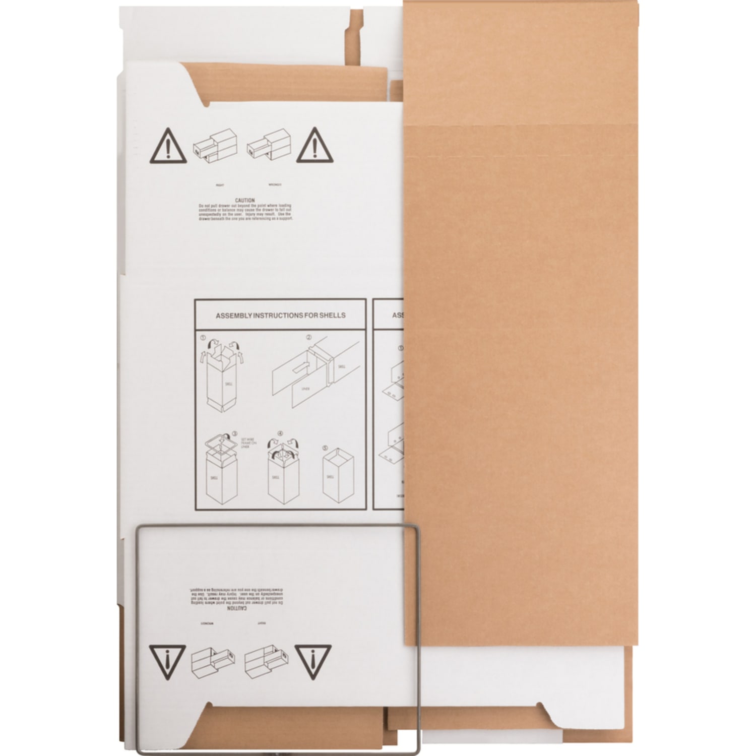 Business Source Stackable Storage File Drawer, Letter Size, 12 1/4in x 23 1/2in x 10 1/4in , White, 6 Box - Image 6