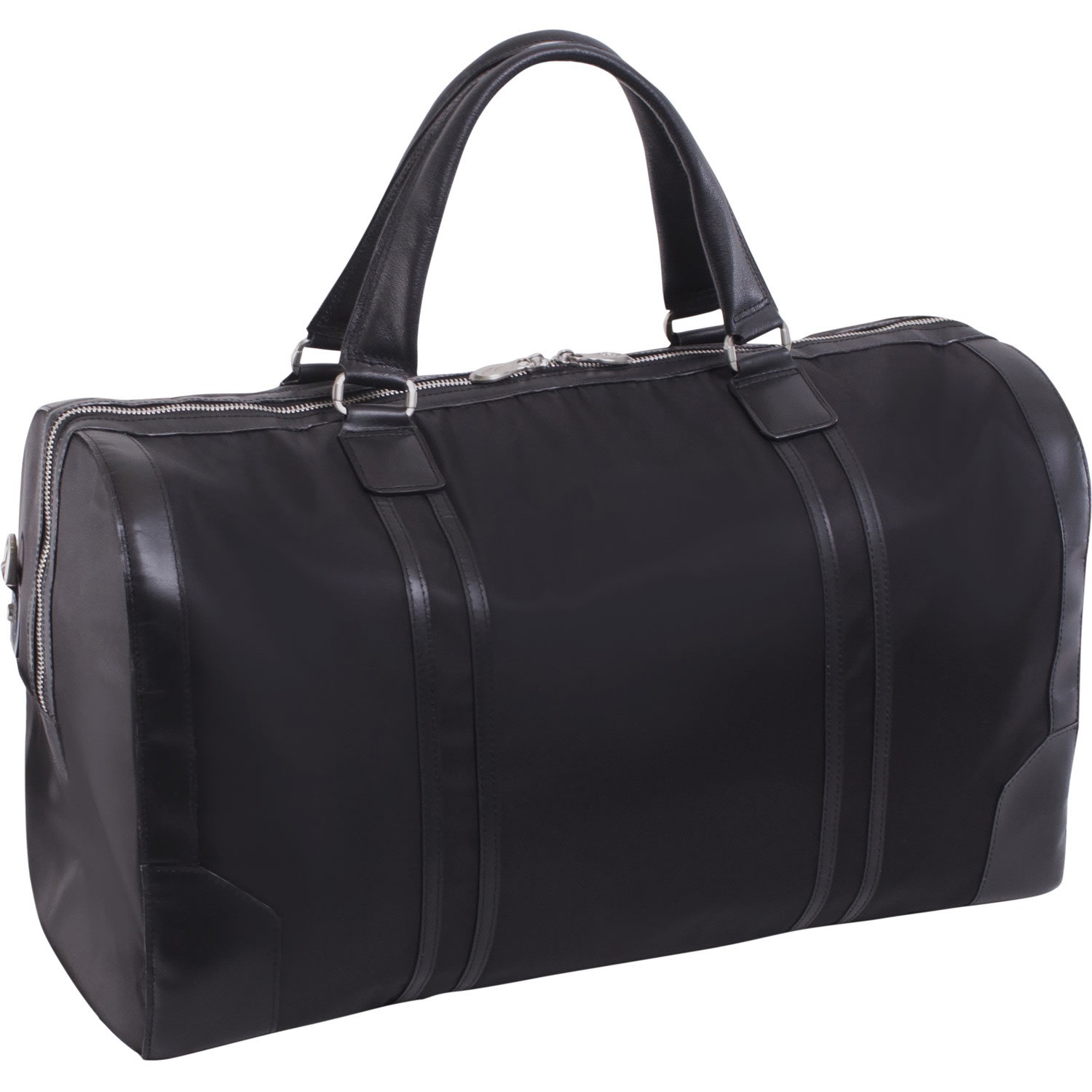 McKleinUSA Pasadena Nylon Carry-All Duffel Bag, 12inH x 9inW x 20-1/2inD, Black - Image 4