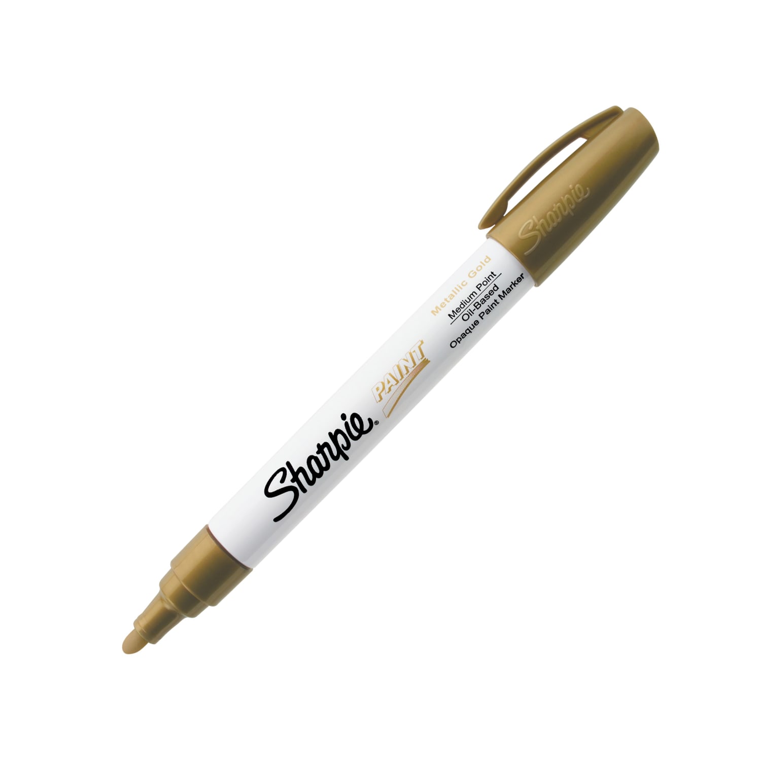 Sharpie Paint Marker, Bullet Point, Gold - Image 3