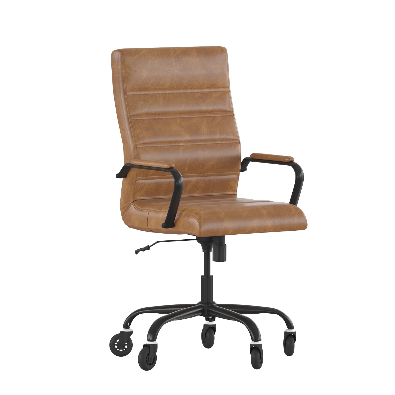 Flash Furniture Whitney Ergonomic Faux Leather HighBack Executive Swivel Office Chair BrownBlack PopularChairscom Flash Furniture Whitney Ergonomic Faux Leather High Back Executive Swivel Office Chair BrownBlack PopularChairscom