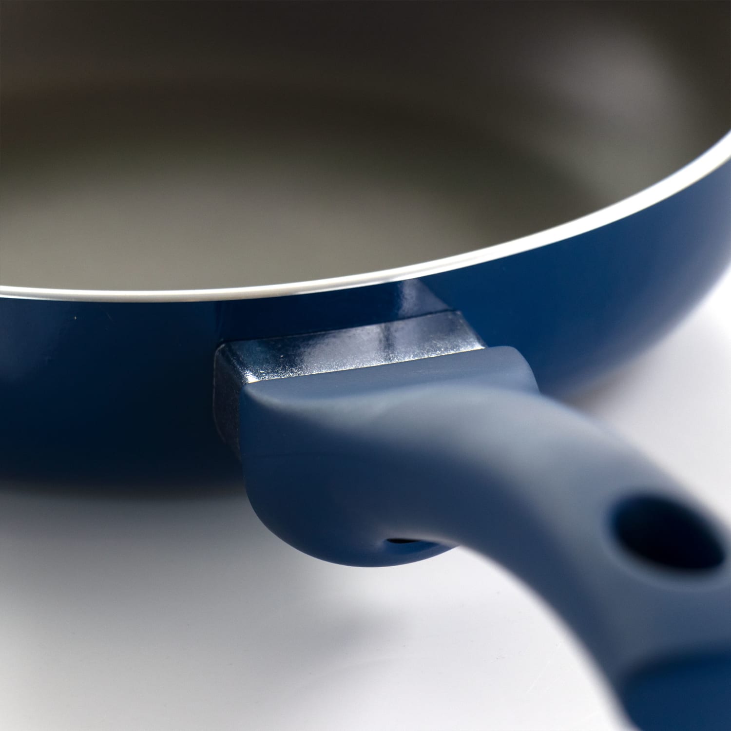Gibson Home Charmont Aluminum Non-Stick Frying Pan, 9-1/2in, Blue - Image 3