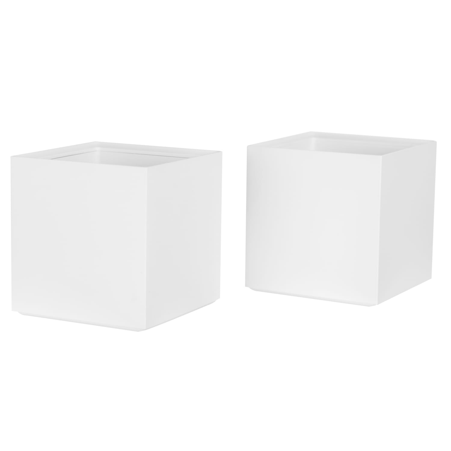 Bostitch Konnect Stackable Tall Storage Cups, White, Pack Of 2 Cups