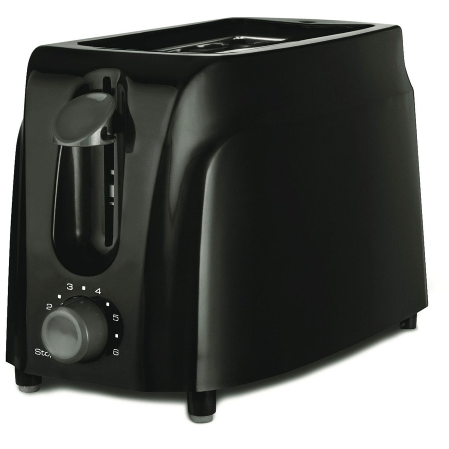 Brentwood TS-260B Cool Touch 2-Slice Toaster, Black - 750 W - Toast, Bagel, Browning, Bread, Pastry, Waffle - Black - Image 4