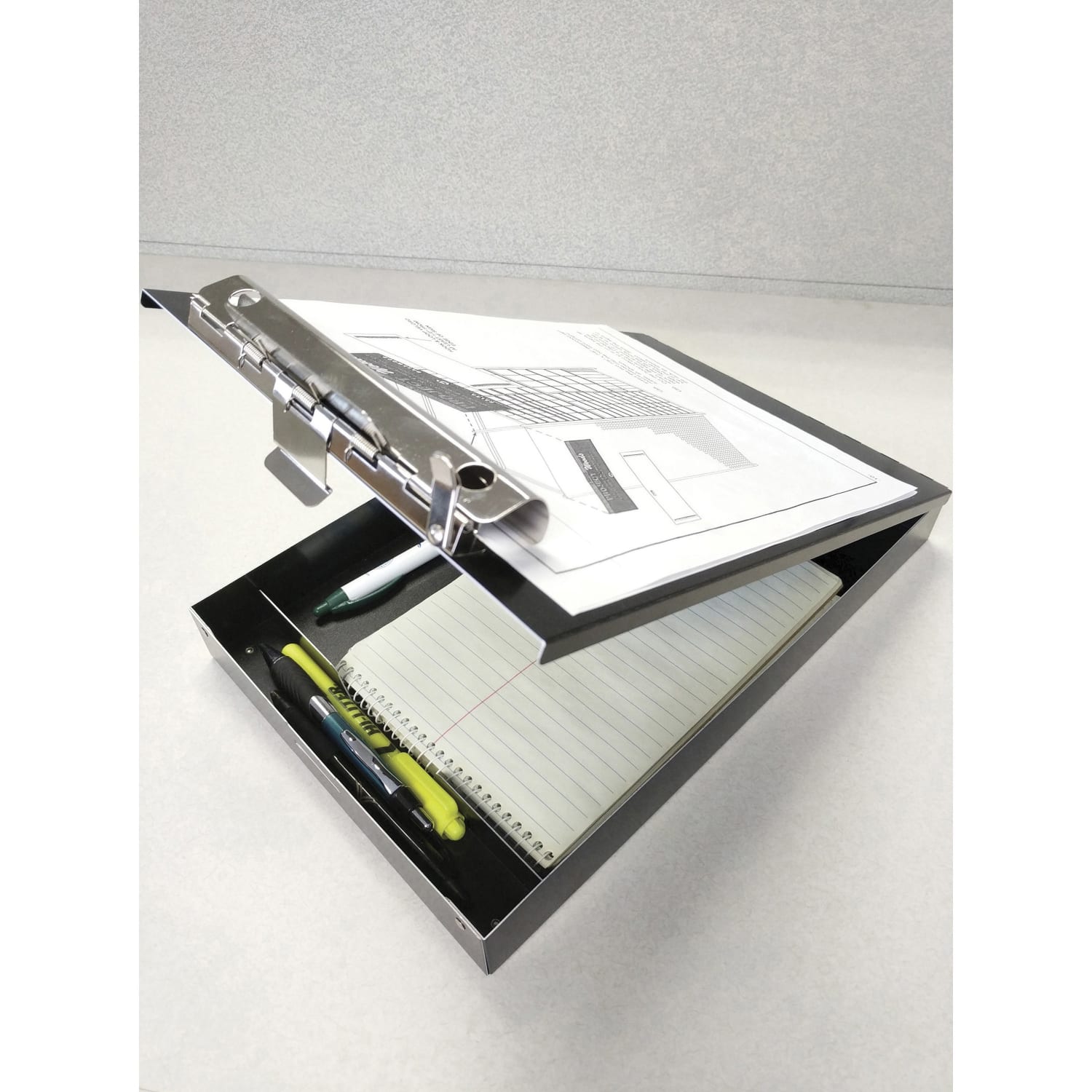 Saunders Redi-Rite Aluminum Form Holder Storage Clipboard, Letter Size, Black - Image 5
