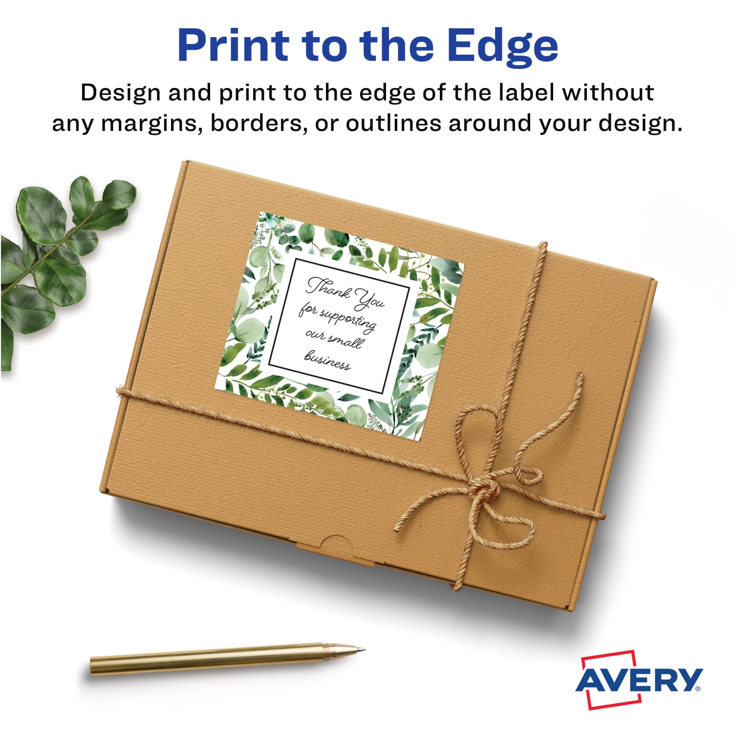 Avery Permanent Labels With Sure Feed, 94101-WMP25, Square, 3in x 3in, White, Pack Of 150 - Image 4