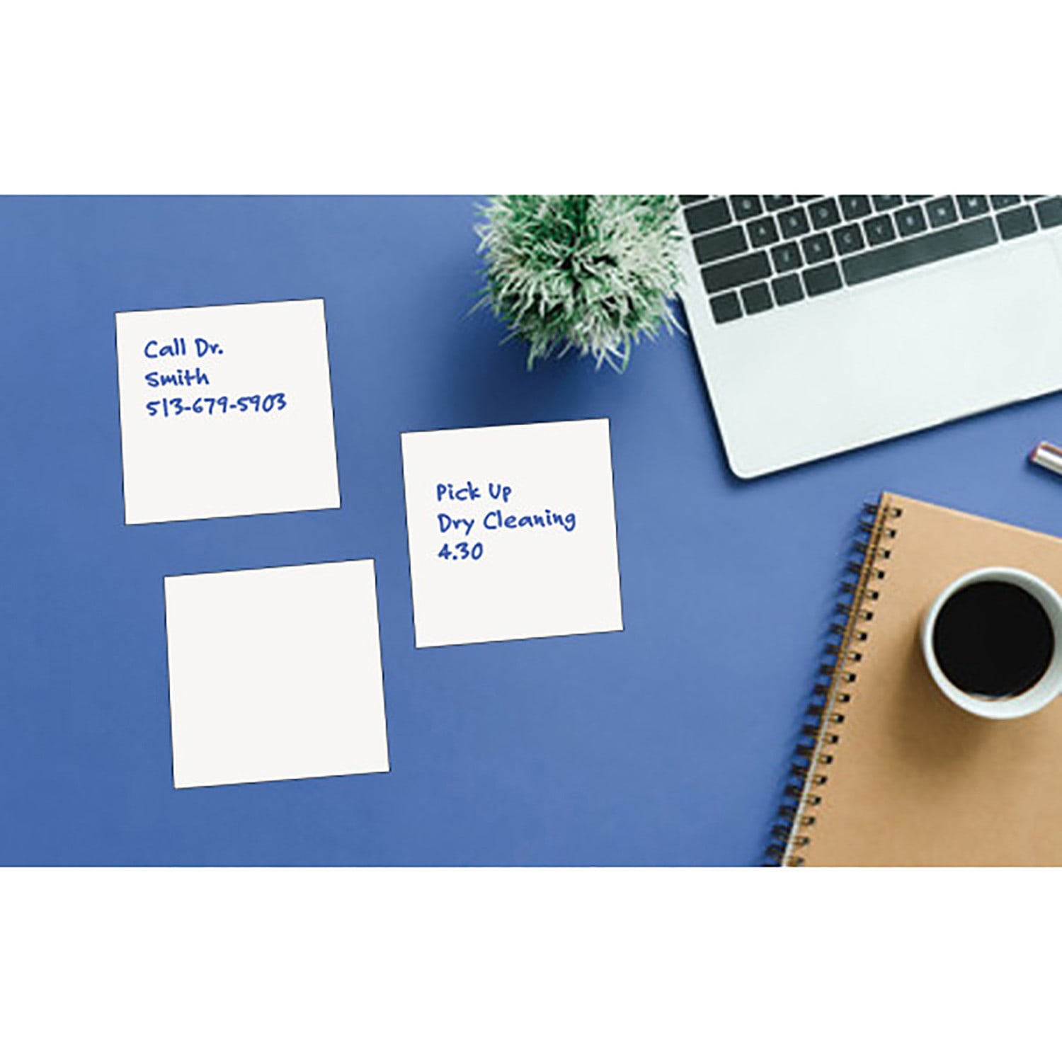 Flipside Products Dry-Erase Stickables With Dry-Erase Marker, 4in x 4in, White, 12 Stickables Per Pack, Set Of 4 Packs - Image 3