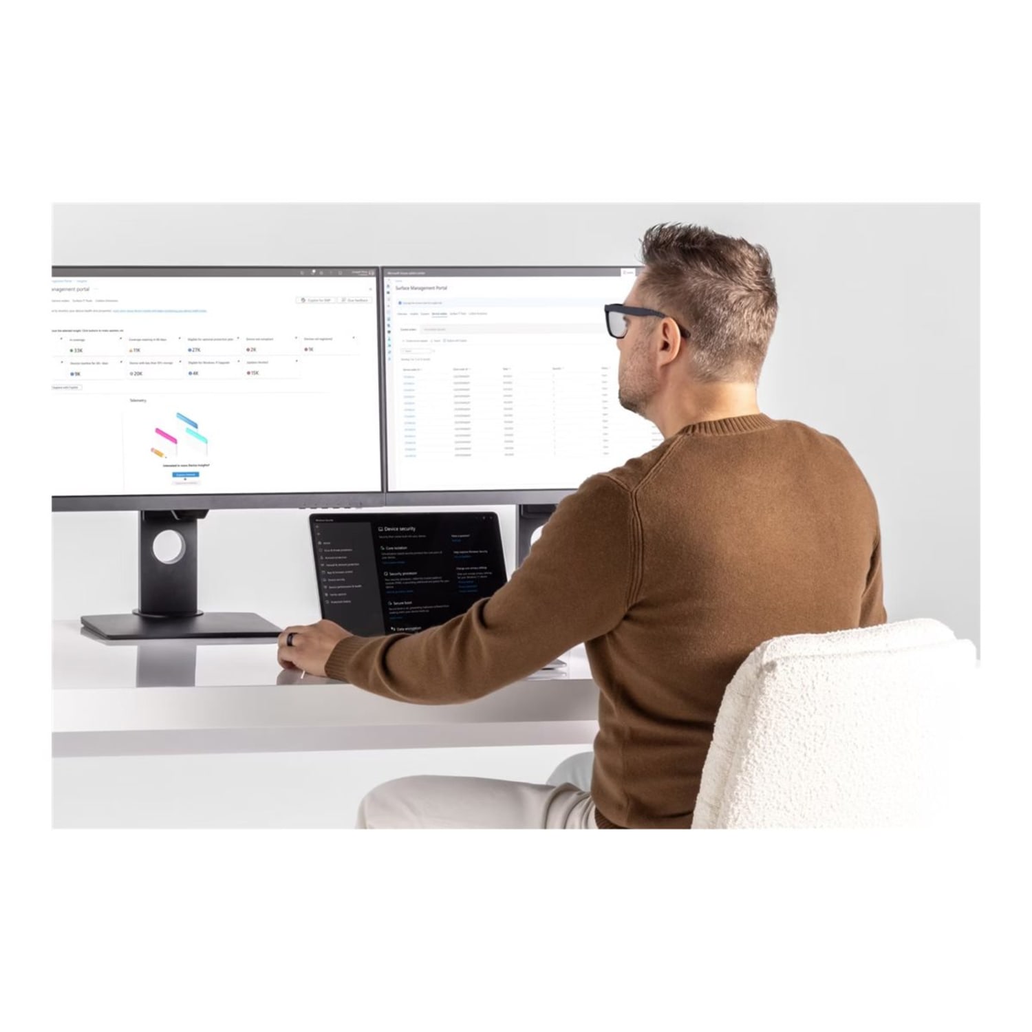Microsoft Surface Laptop 7 15in Touchscreen Copilot+ PC Notebook, 120 Hz, Intel Core Ultra 5 236V, 16 GB, 256 GB SSD, Platinum - Image 4