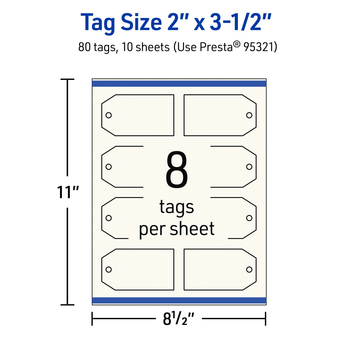Avery Printable Tags With Sure Feed Technology, Print-To-The-Edge, 2inx3.5in, Matte Ivory, Pack Of 80, 95321MIT10 - Image 6