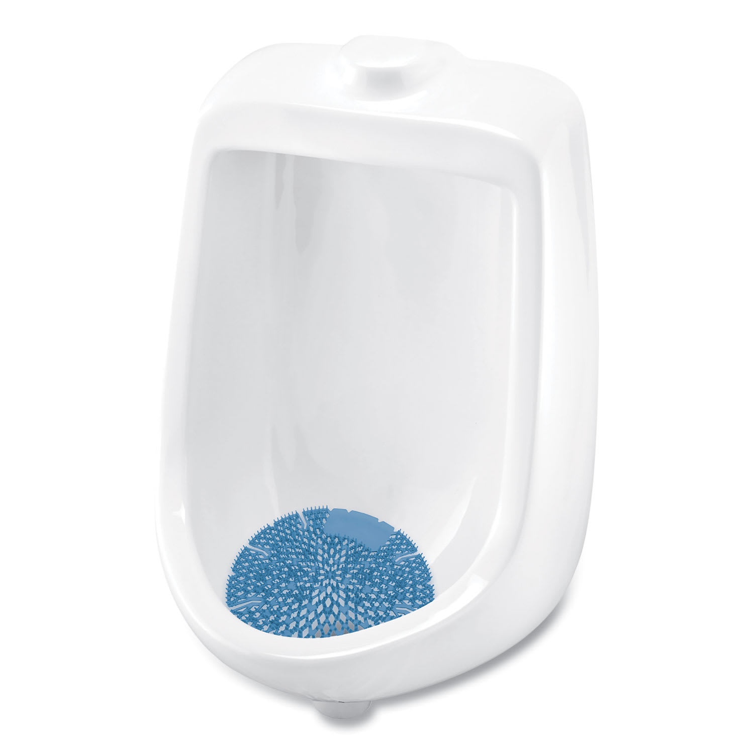 Big D Industries Diamond 3D Urinal Screen, Mountain Air Scent, Blue, 10/Pack, 6 Packs/Carton - Image 4