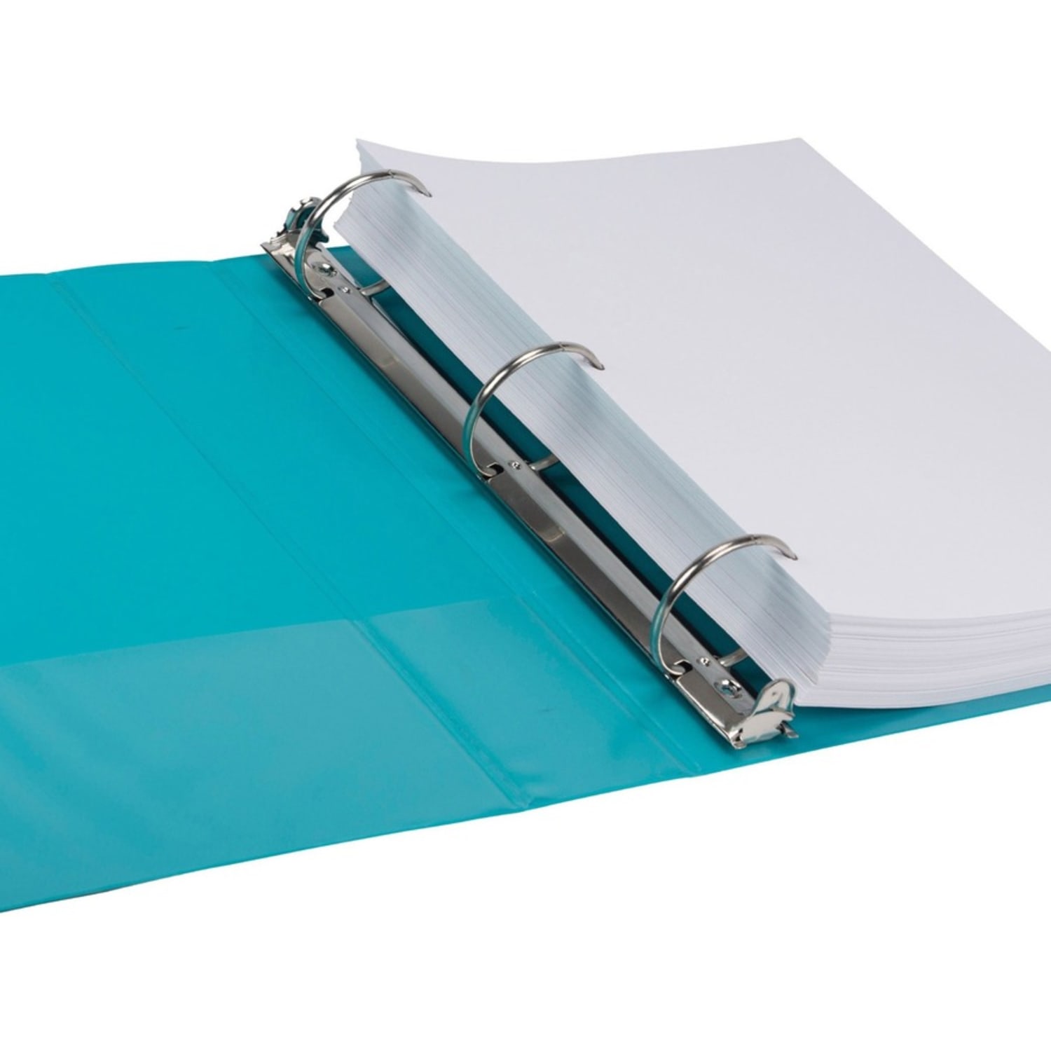 Samsill Fashion Color Presentation View 3-Ring Binder, 2in Round Rings, Turquoise, Pack Of 2 - Image 4