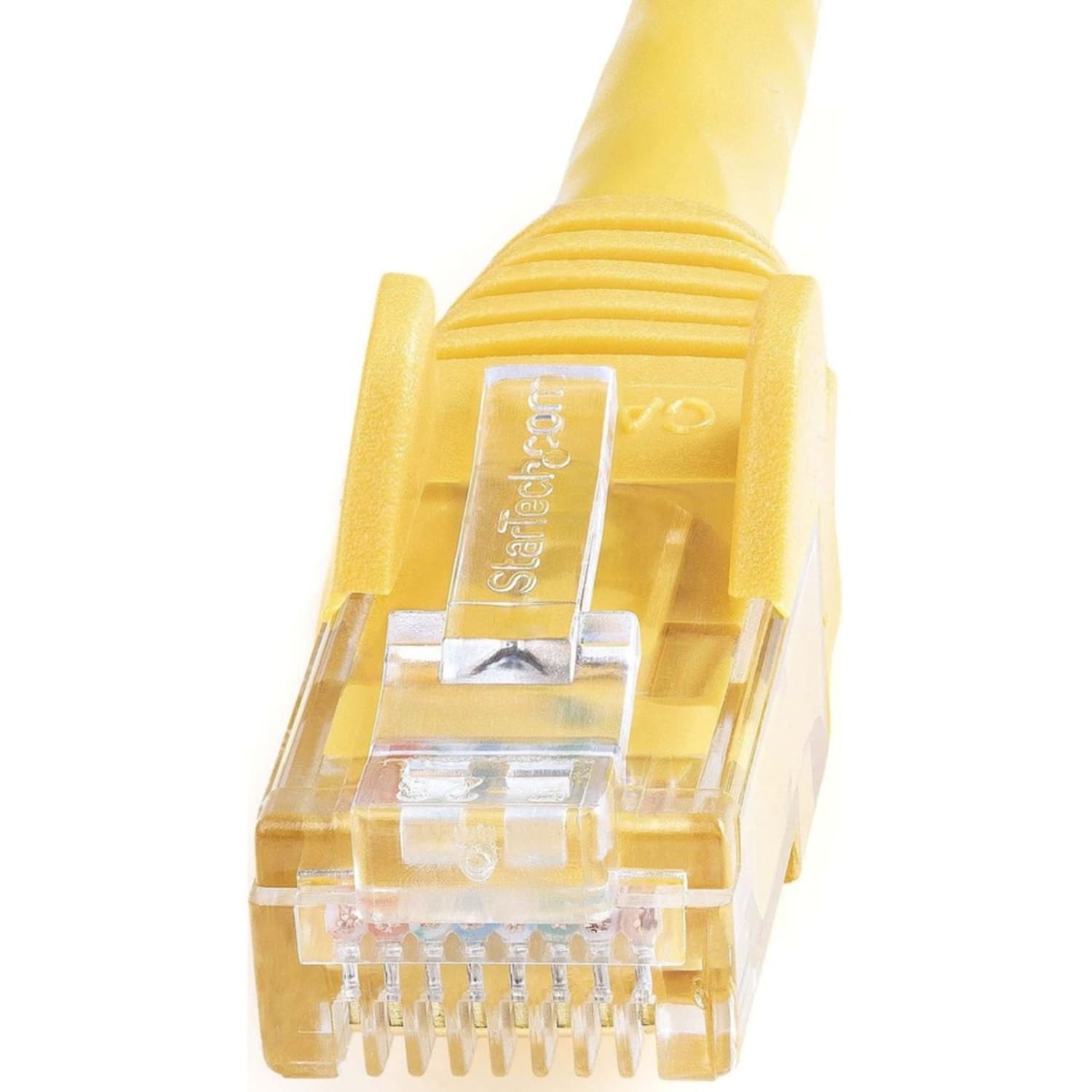 StarTech.com 30ft CAT6 Ethernet Cable - Yellow Snagless Gigabit CAT 6 Wire - 30ft Yellow CAT6 up to 160ft - N6PATCH30YL - Image 3