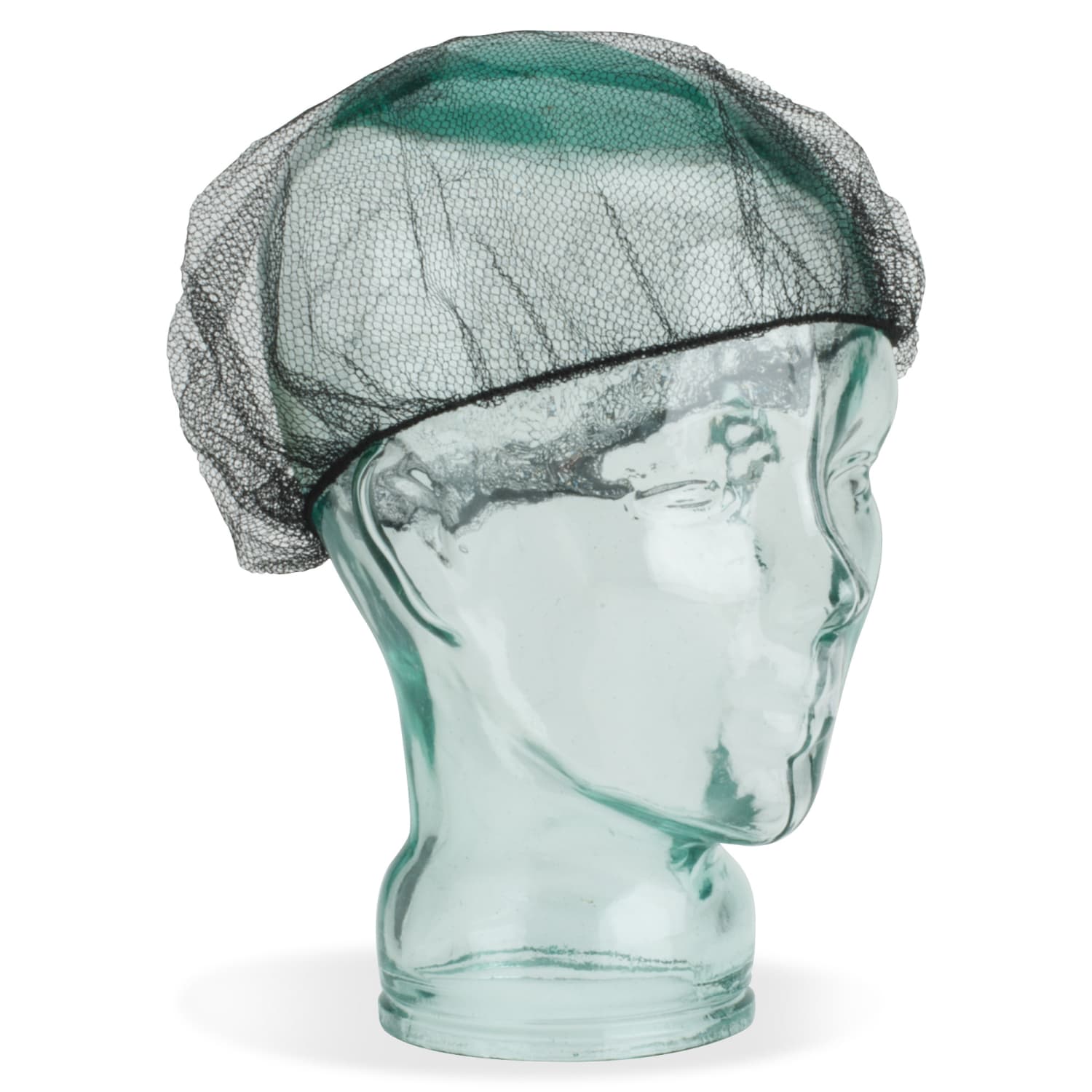 Genuine Joe Black Nylon Hair Net - Recommended for: Food Handling, Food Processing - Size Large - 21in Stretched Diameter - Contaminant Protection - Nylon - Black - Lightweight, Comfortable, Durable, Tear Resistant - 100/Pack - 10 / Carton - Image 5