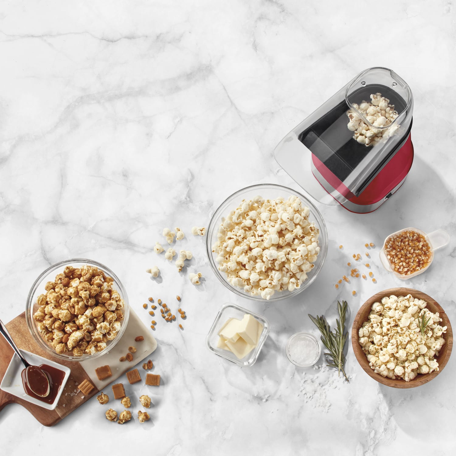 Cuisinart Hot Air Popcorn Maker,  Red - Image 3