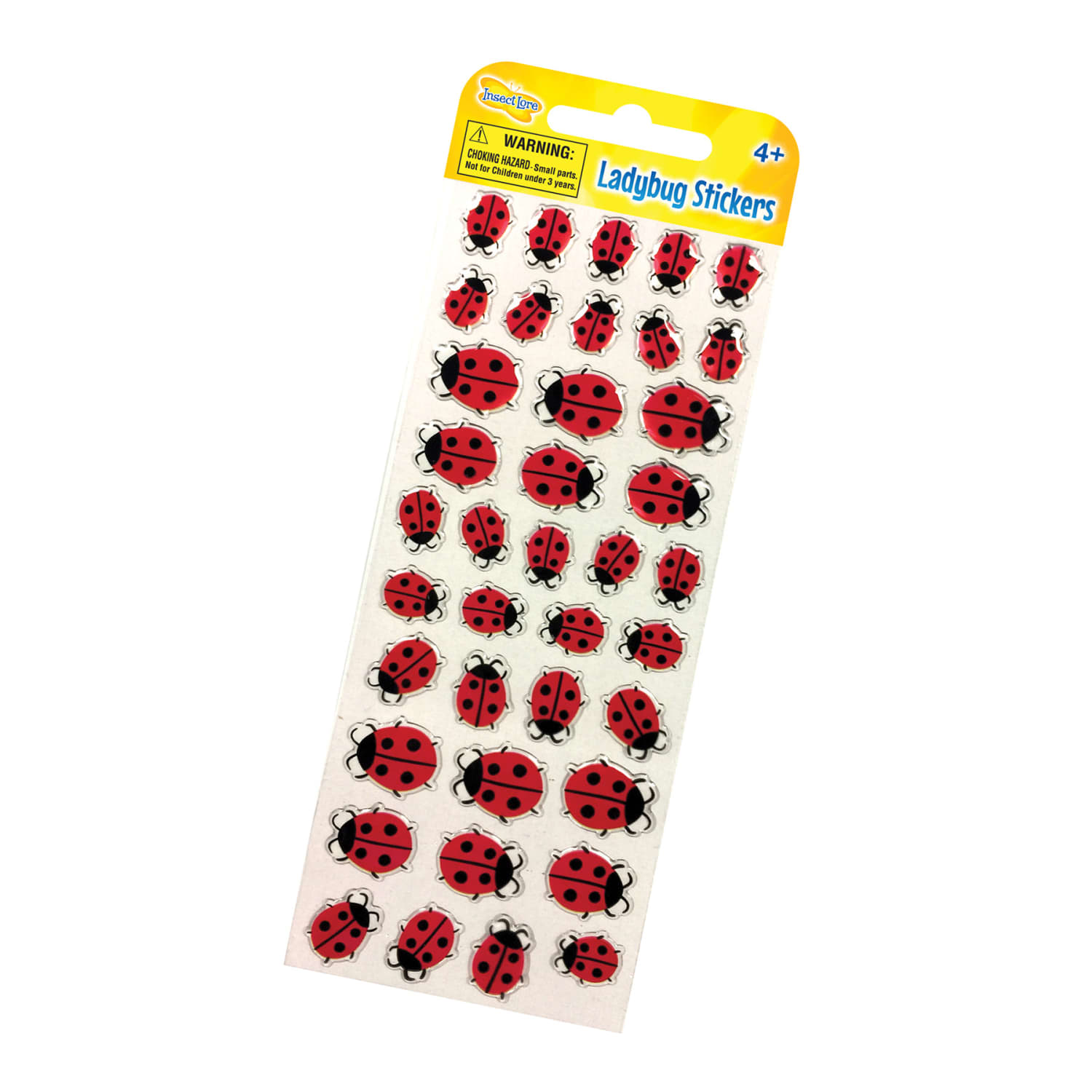 Insect Lore Ladybug Stickers, Medium, 39 Stickers Per Pack, Bundle Of 12 Packs - Image 4