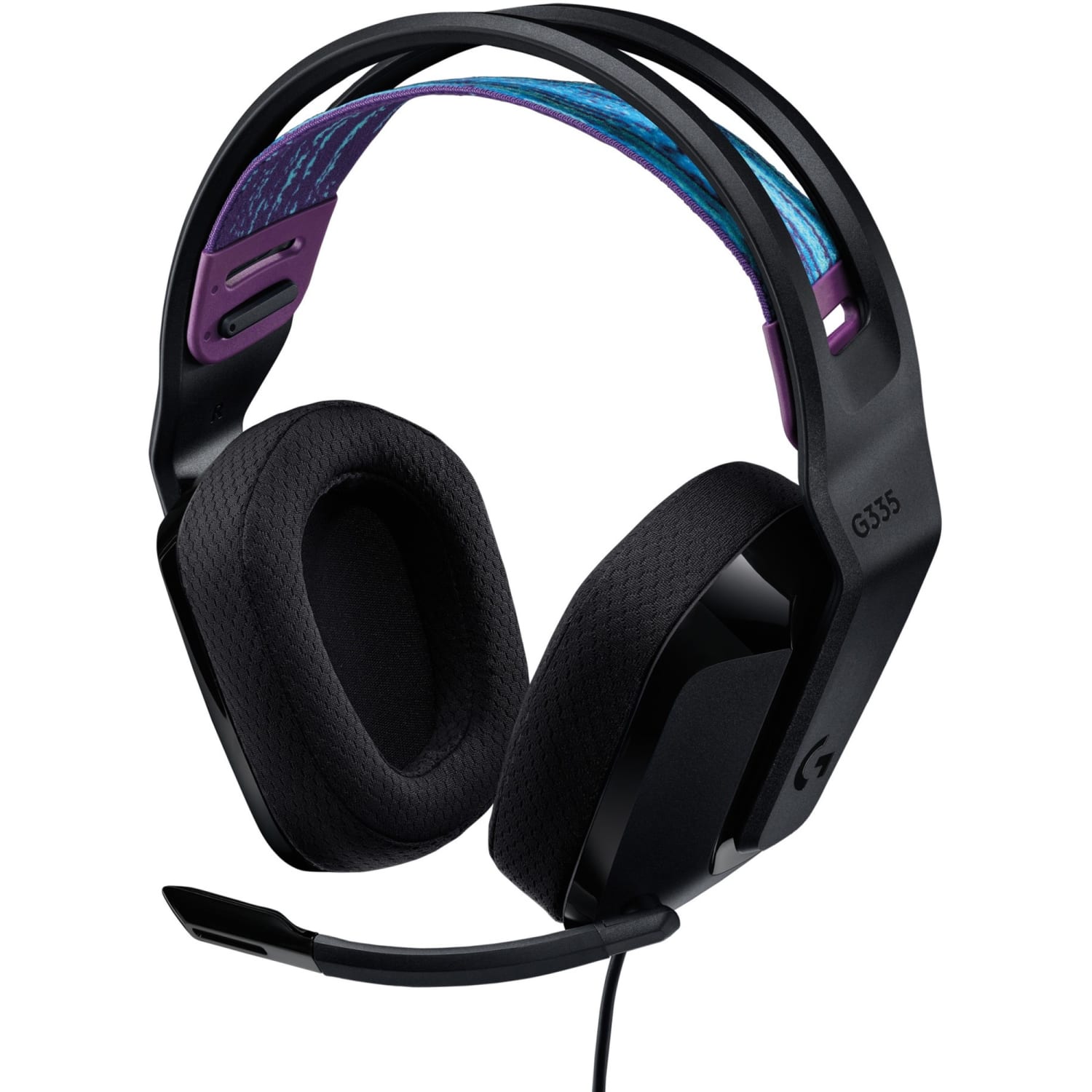 Logitech G335 Wired Gaming Headset - Stereo - Mini-phone (3.5mm) - Wired - 36 Ohm - 20 Hz - 20 kHz - O - 981000977 - Image 3