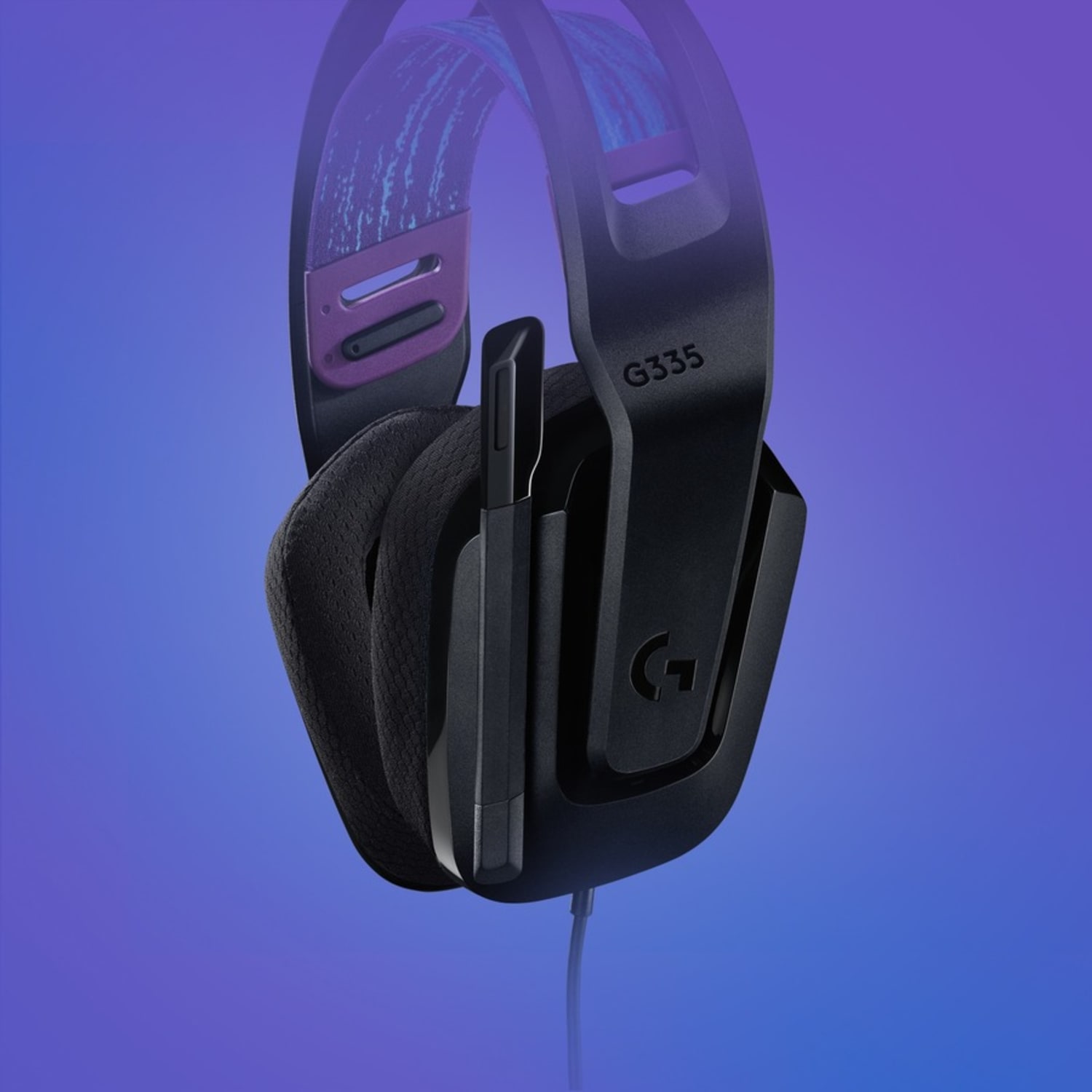 Logitech G335 Wired Gaming Headset - Stereo - Mini-phone (3.5mm) - Wired - 36 Ohm - 20 Hz - 20 kHz - O - 981000977 - Image 6
