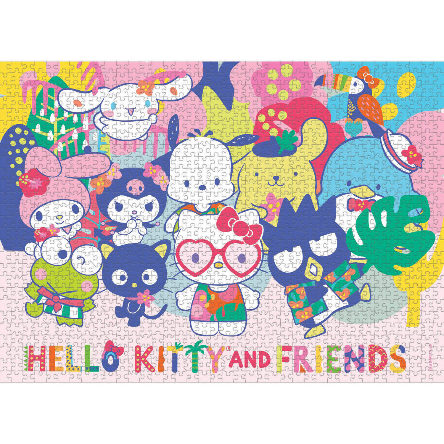 USAopoly Hello Kitty and Friends 1000-Piece Puzzle, 19in x 27in, Tropical Times, Grades 3 To 12 - Image 5