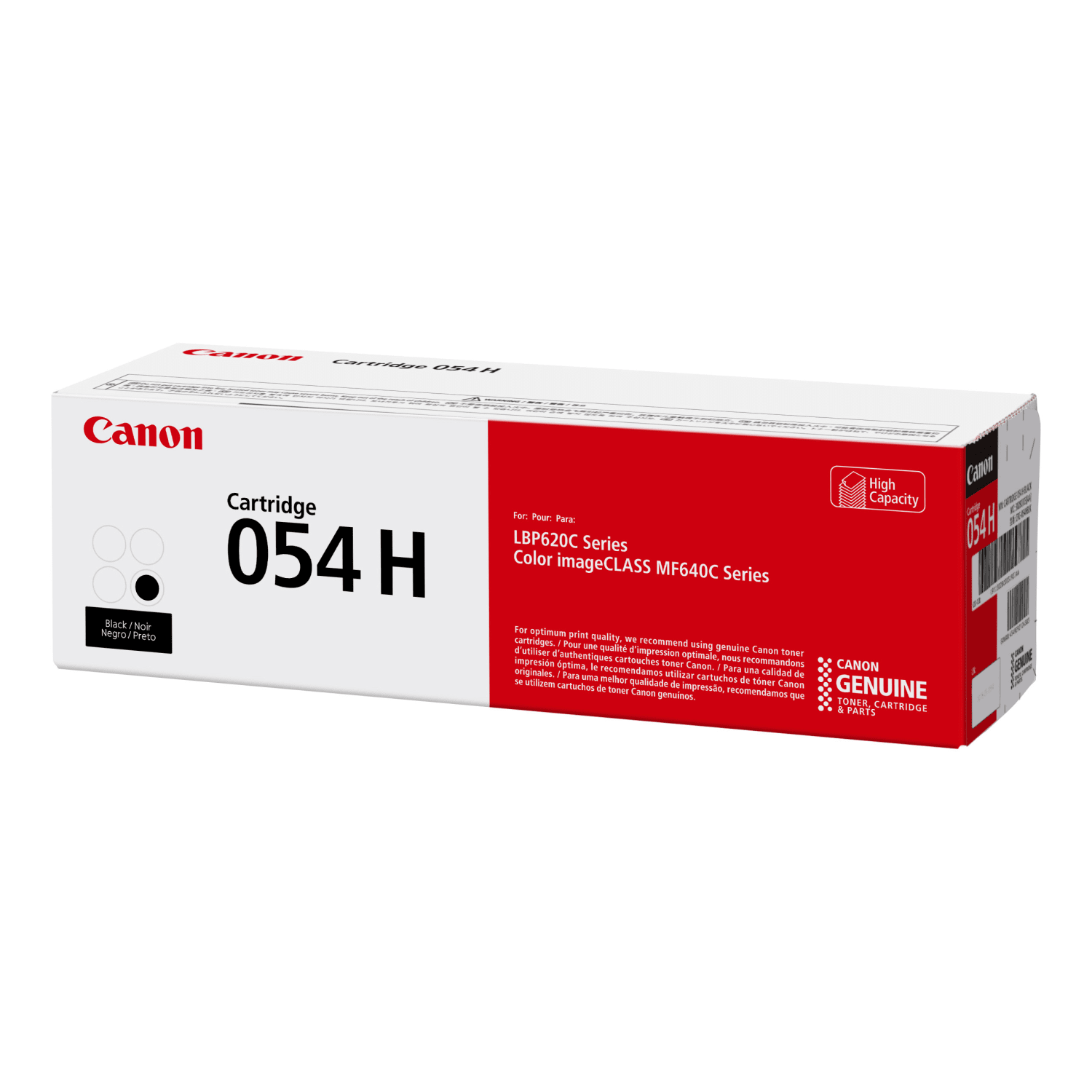 Canon 054H Black High Yield Toner Cartridge, 3028C001 - Image 3