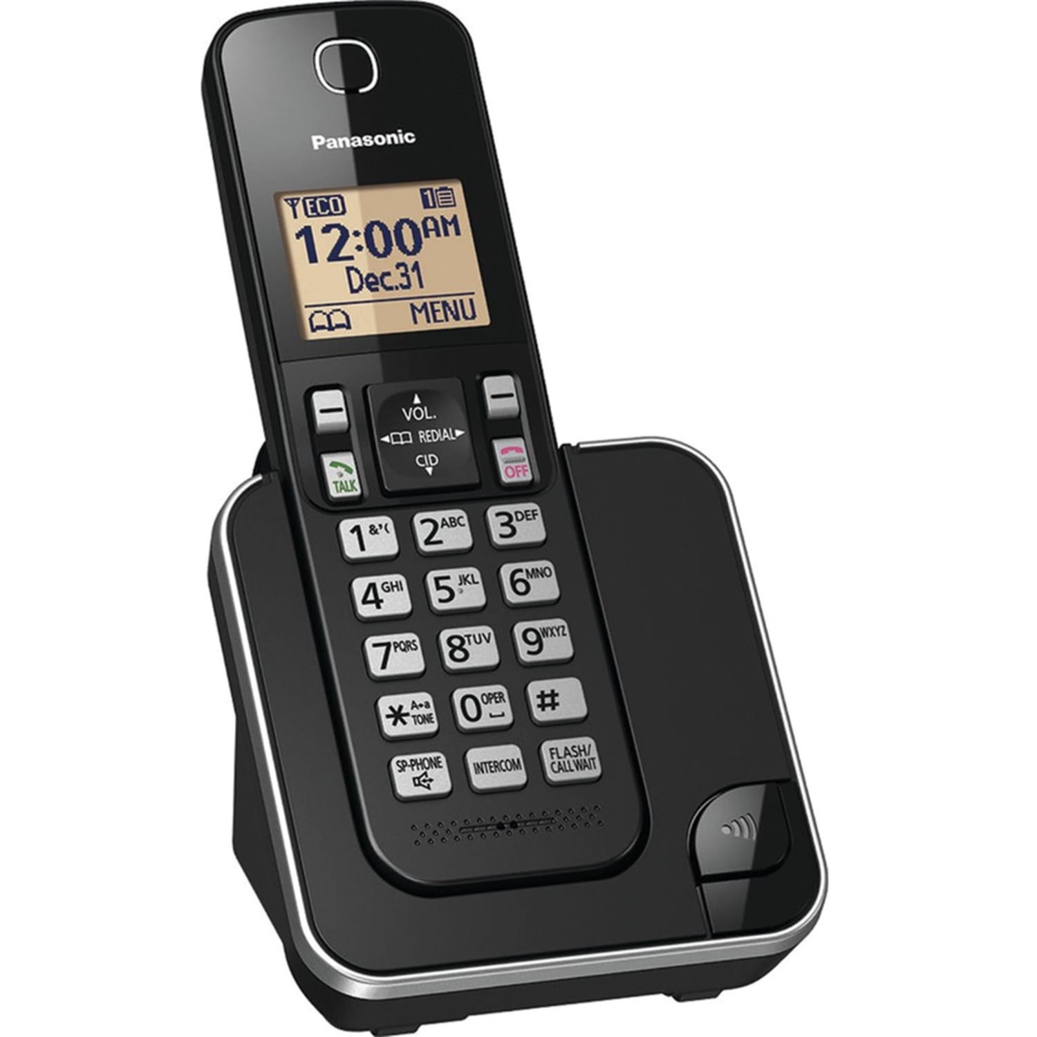 Panasonic DECT 6.0 Expandable Cordless Phone, 1 Handset, KX-TGC350B - Image 6