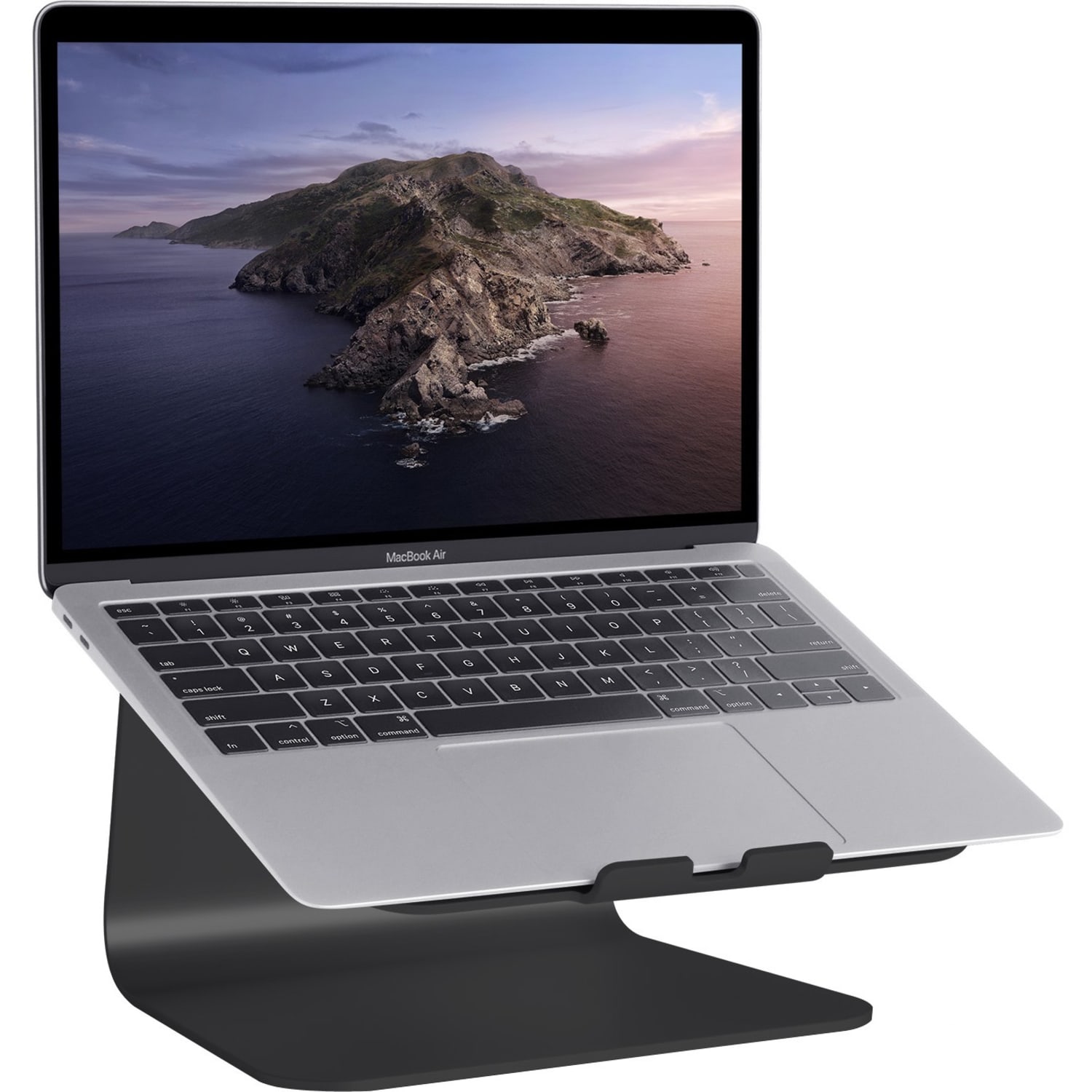 Rain Design mStand Laptop Stand - Black - mStand transforms your notebook into a stylish and stable workstation so you can work comfortably and safely all day. - Image 3
