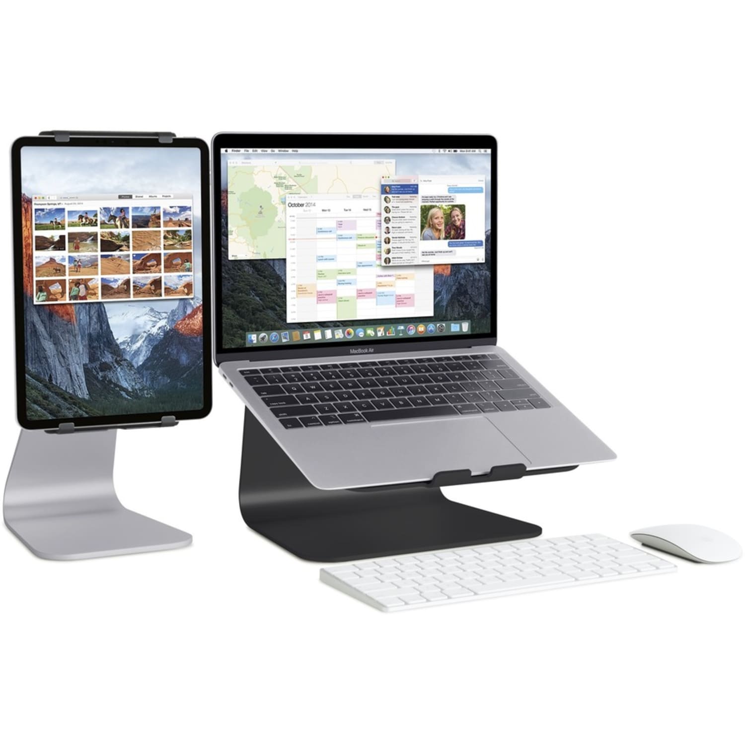 Rain Design mStand Laptop Stand - Black - mStand transforms your notebook into a stylish and stable workstation so you can work comfortably and safely all day. - Image 5