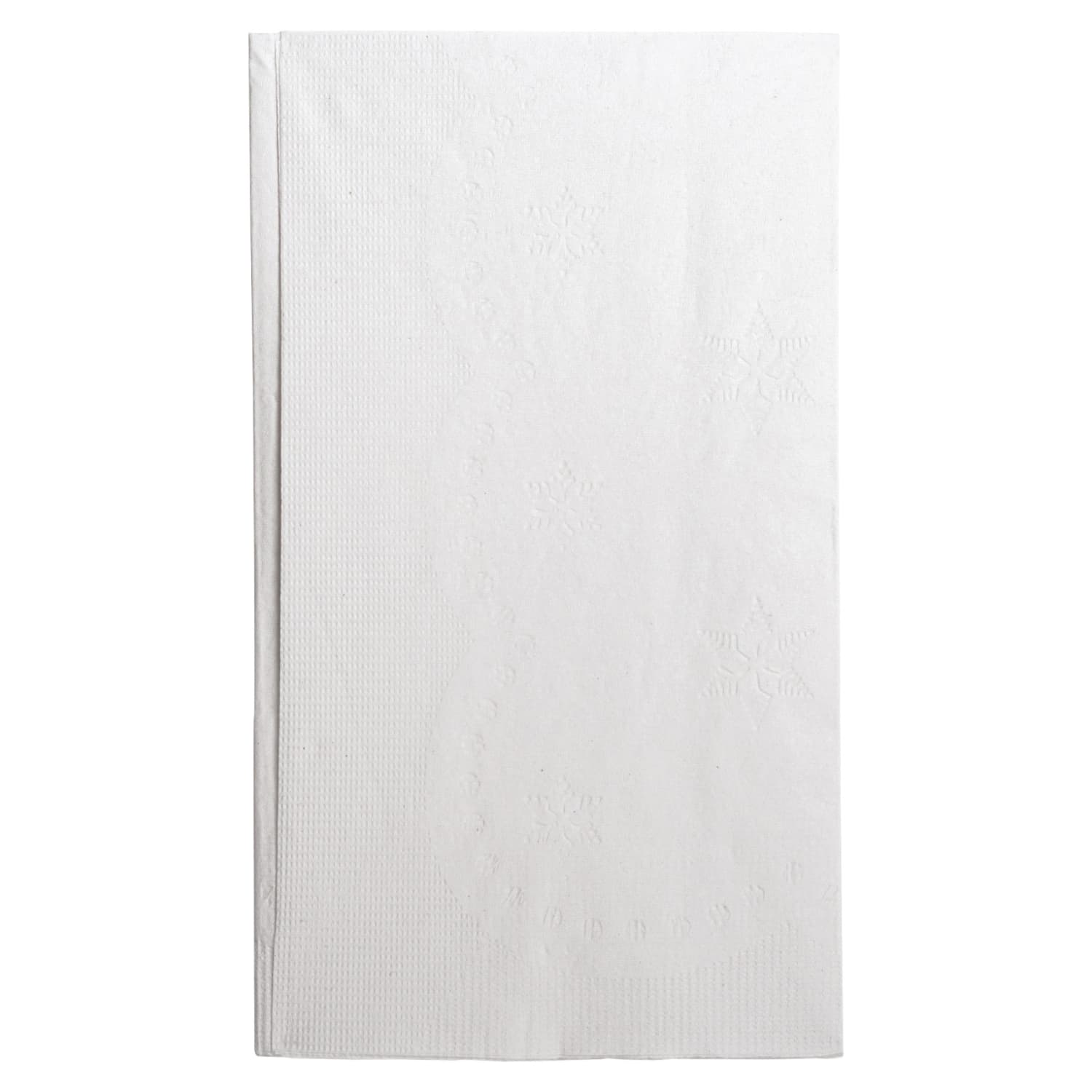 Genuine Joe Embossed 2-Ply Dinner Napkins, 17in x 15in, 100% Recycled, White, 100 Napkins Per Sleeve, Carton Of 30 Sleeves - Image 4
