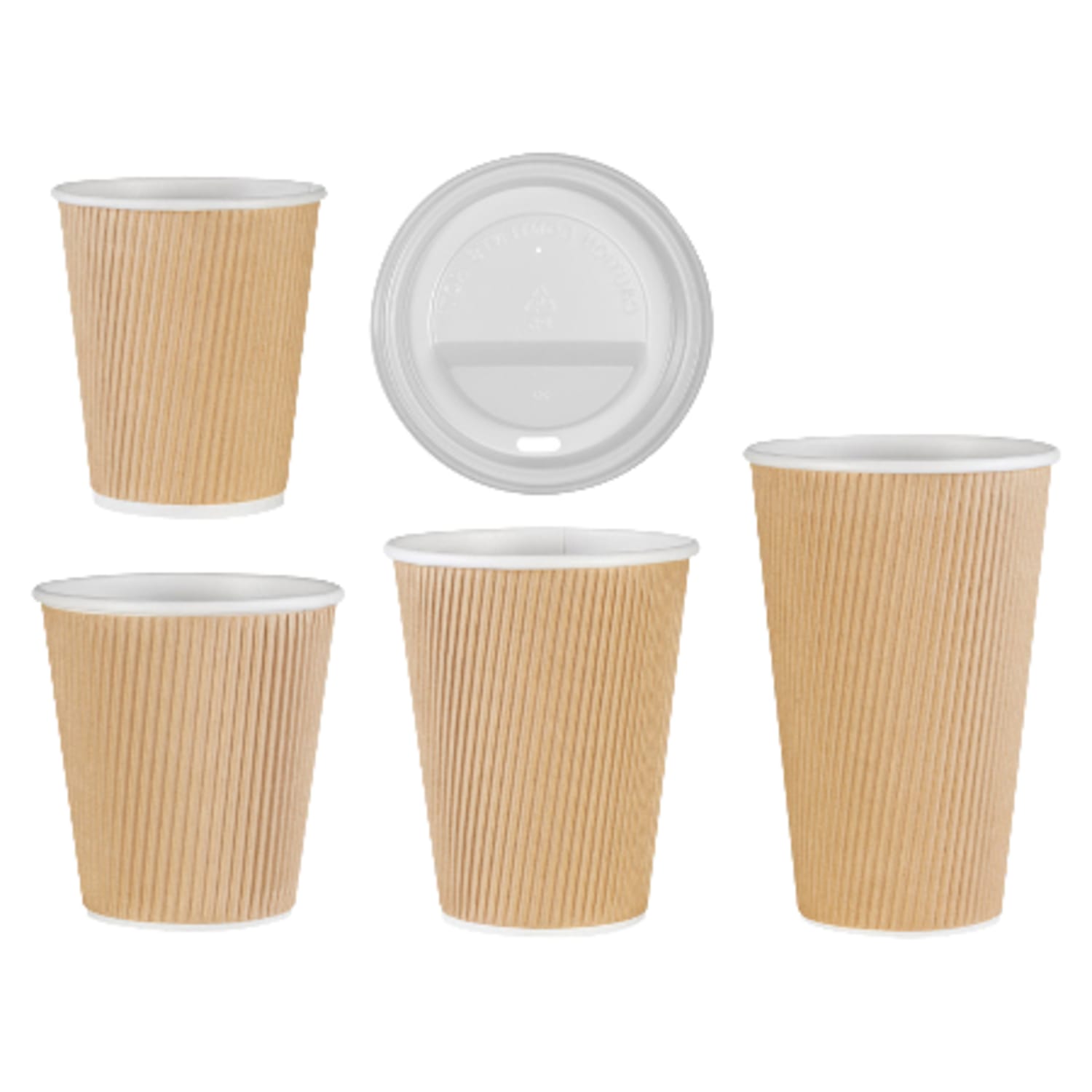 Genuine Joe Ripple Hot Cups, 16 Oz, Brown, Pack Of 500 - Image 3