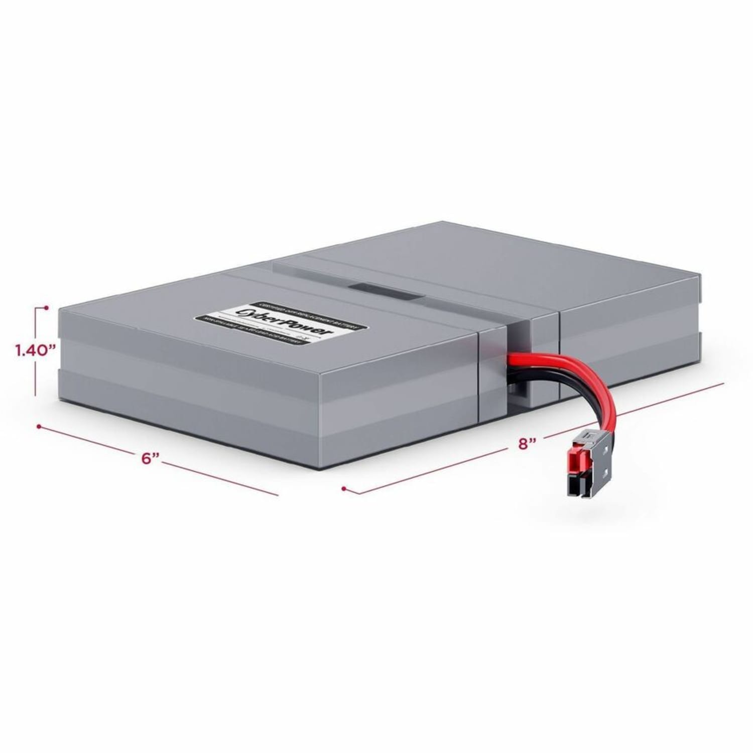 CyberPower RB0690X2A Replacement Battery Cartridge - 2 X 6 V / 8 Ah Sealed Lead-Acid Battery, 18MO Warranty - Image 4