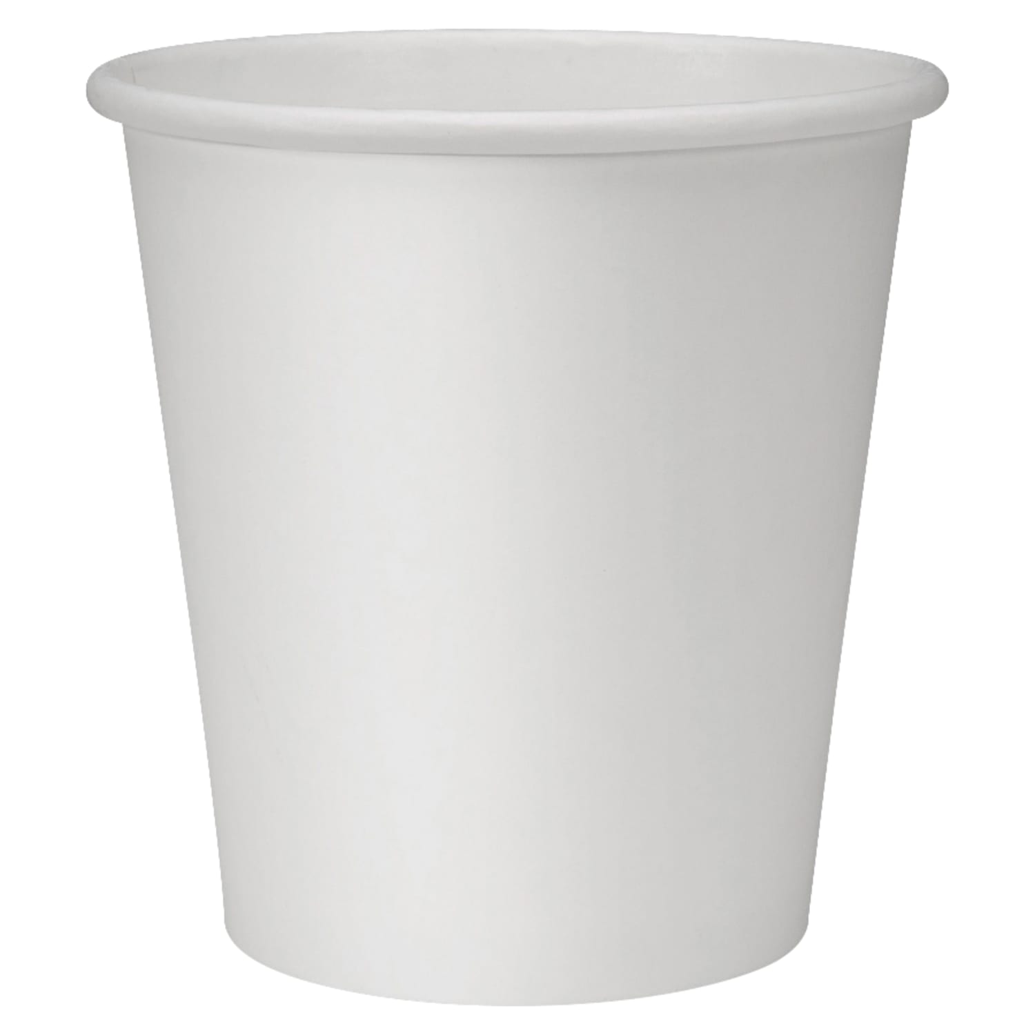 Genuine Joe Polyurethane-Lined Disposable Hot Cups, Single, 10 Oz, White, Pack Of 50