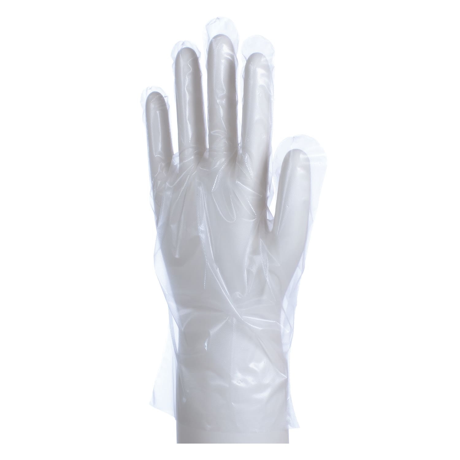 Packaging Dynamics Poly Gloves, Medium, 100 Pairs Per Box, Case Of 10 Boxes - Image 3