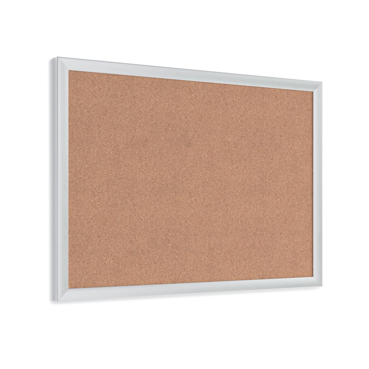 U Brands Cork Bulletin Board, 24in X 18in, Silver Aluminum Frame, Actual Size 23in X 17in (020U00-01) - Image 6