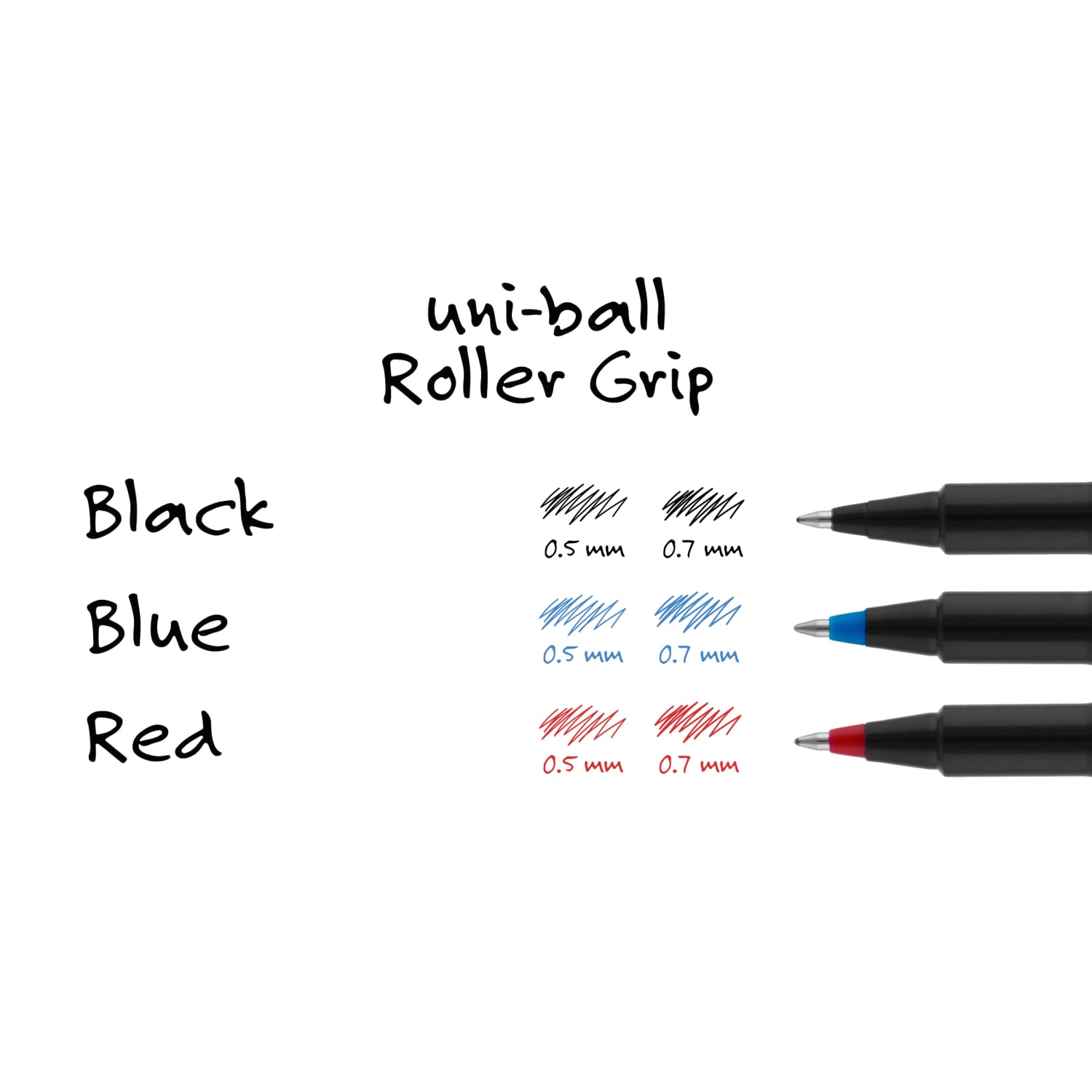 uni-ball Deluxe Rollerball Pens, Fine Point, 0.7 mm, Gold Barrel, Black Ink, Pack Of 12 - Image 5