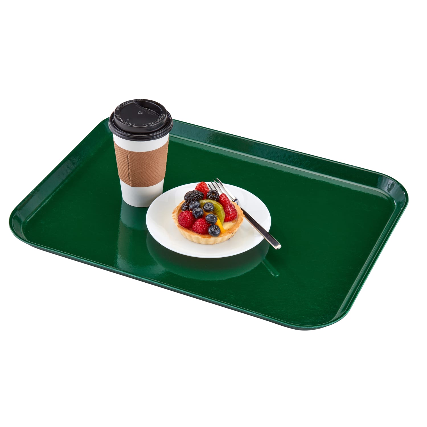 Cambro Camtray Rectangular Serving Trays, 15in x 20-1/4in, Sherwood Green, Pack Of 12 Trays - Image 5