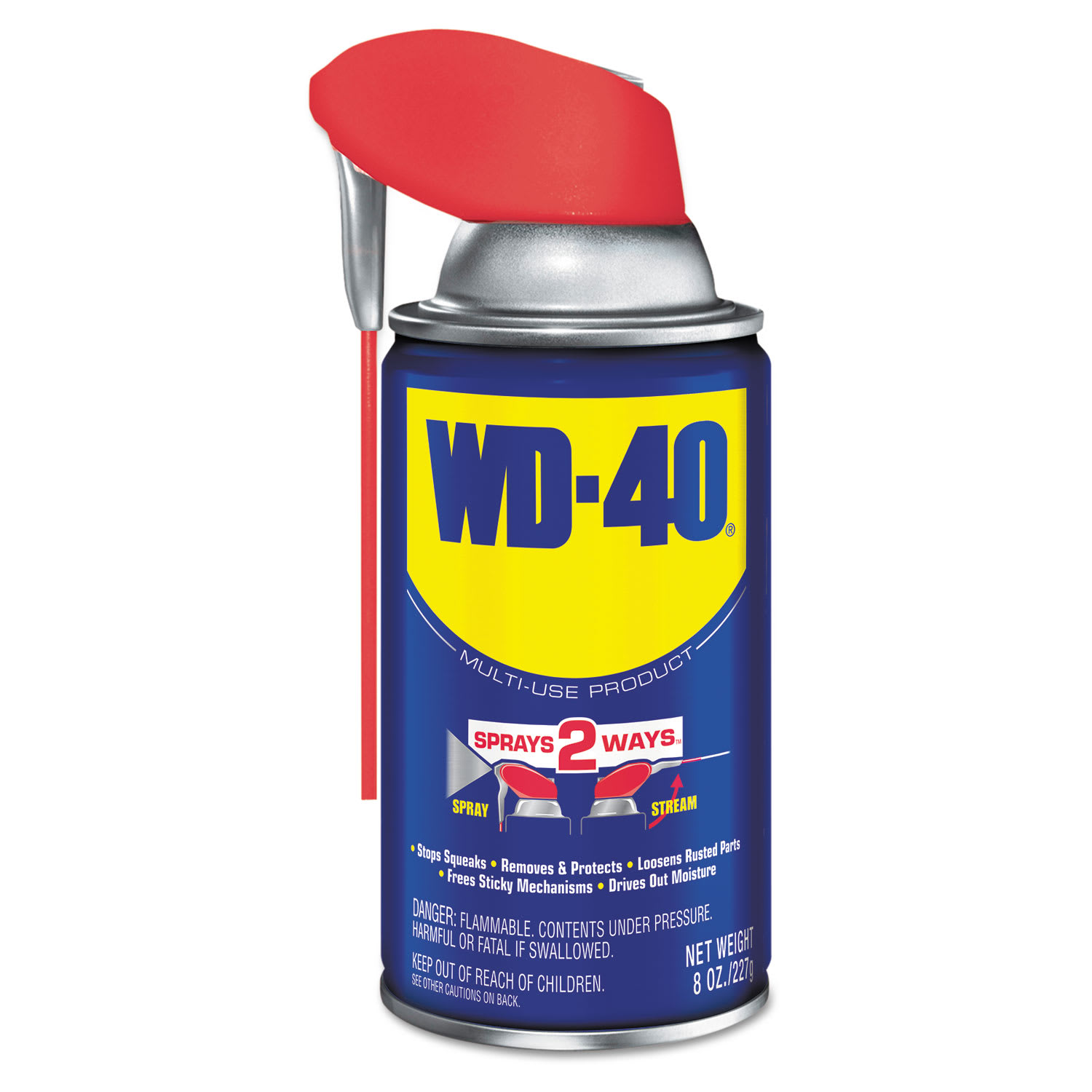 WD-40 Smart Straw Spray Lubricant, 8 oz Aerosol Can, 12/Carton - Image 3