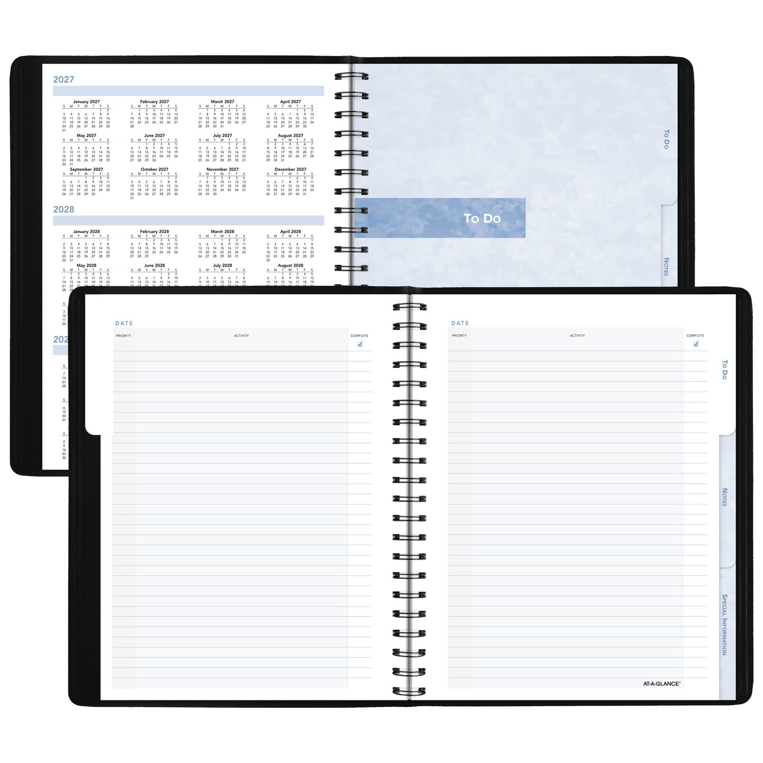 AT-A-GLANCE The Action Planner 2027 Daily Appointment Book Planner, Black, Medium, 6 1/2in x 8 3/4in - Image 6