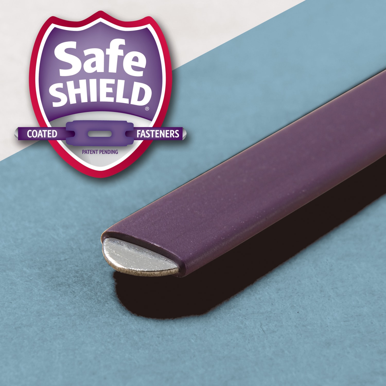 Smead Pressboard Classification Folder with SafeSHIELD Fastener, 1 Divider, Letter Size, 100% Recycled, Blue - Image 5