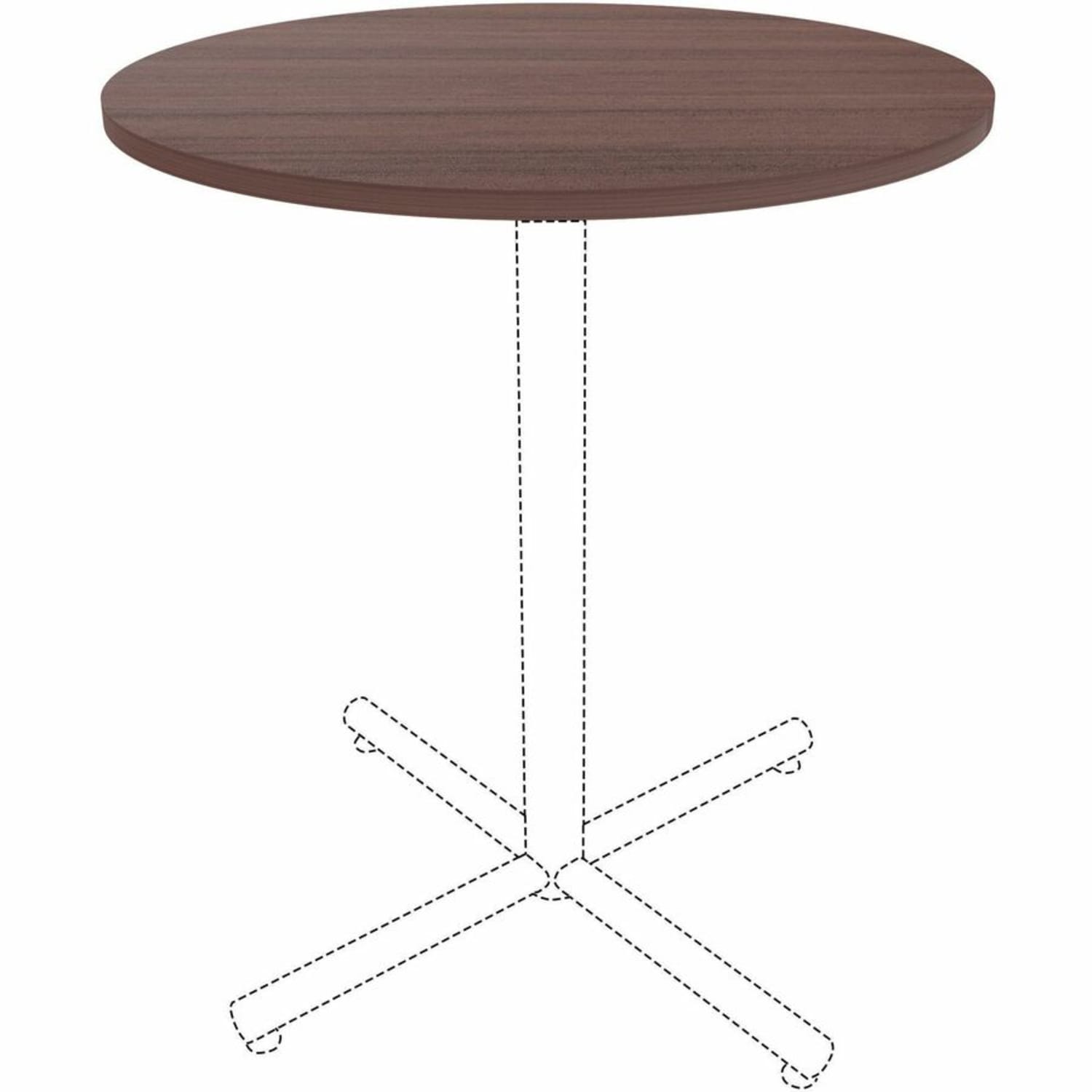 Lorell Hospitality/Conference Tabletop, x 36in Diameter, Espresso, 18258 - Image 5