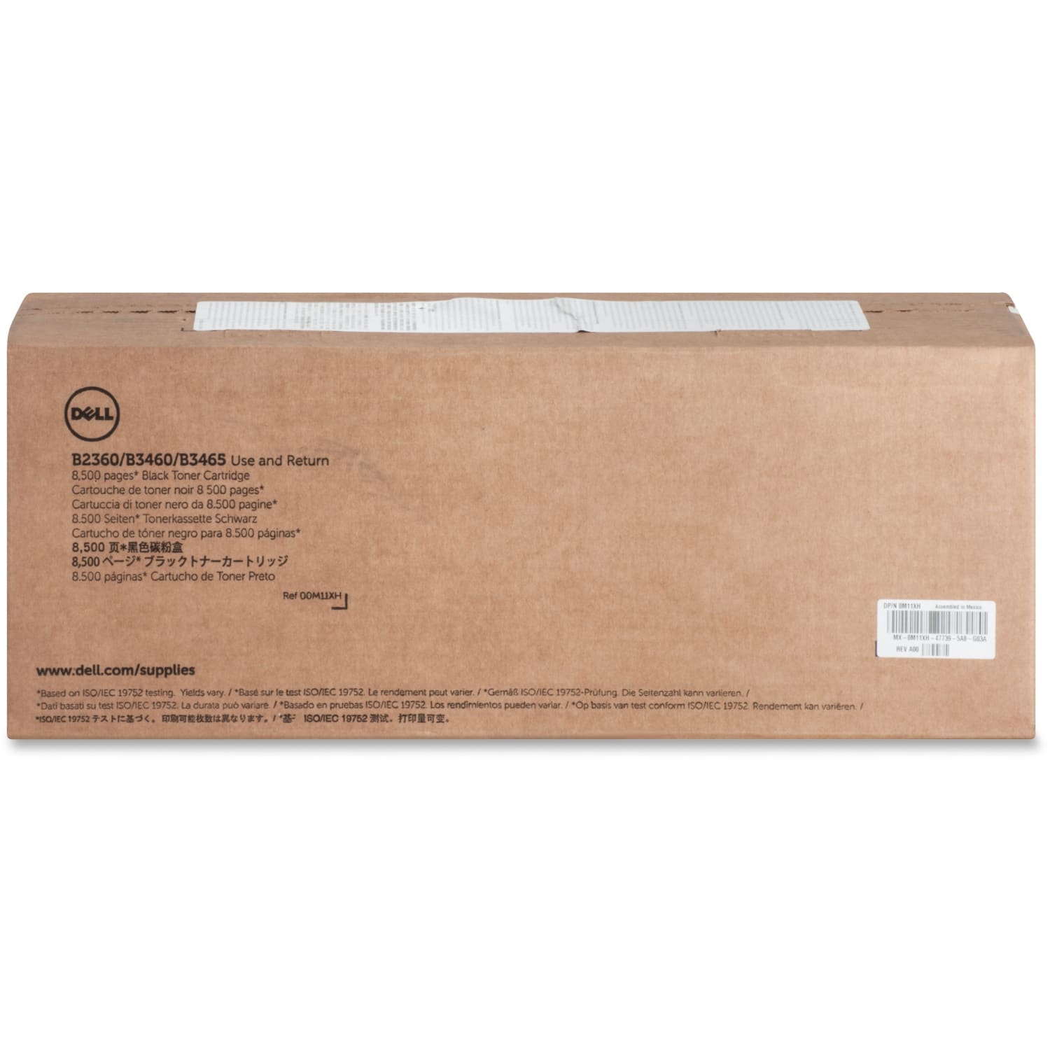 Dell M11XH Black Return Program Toner Cartridge - Image 3