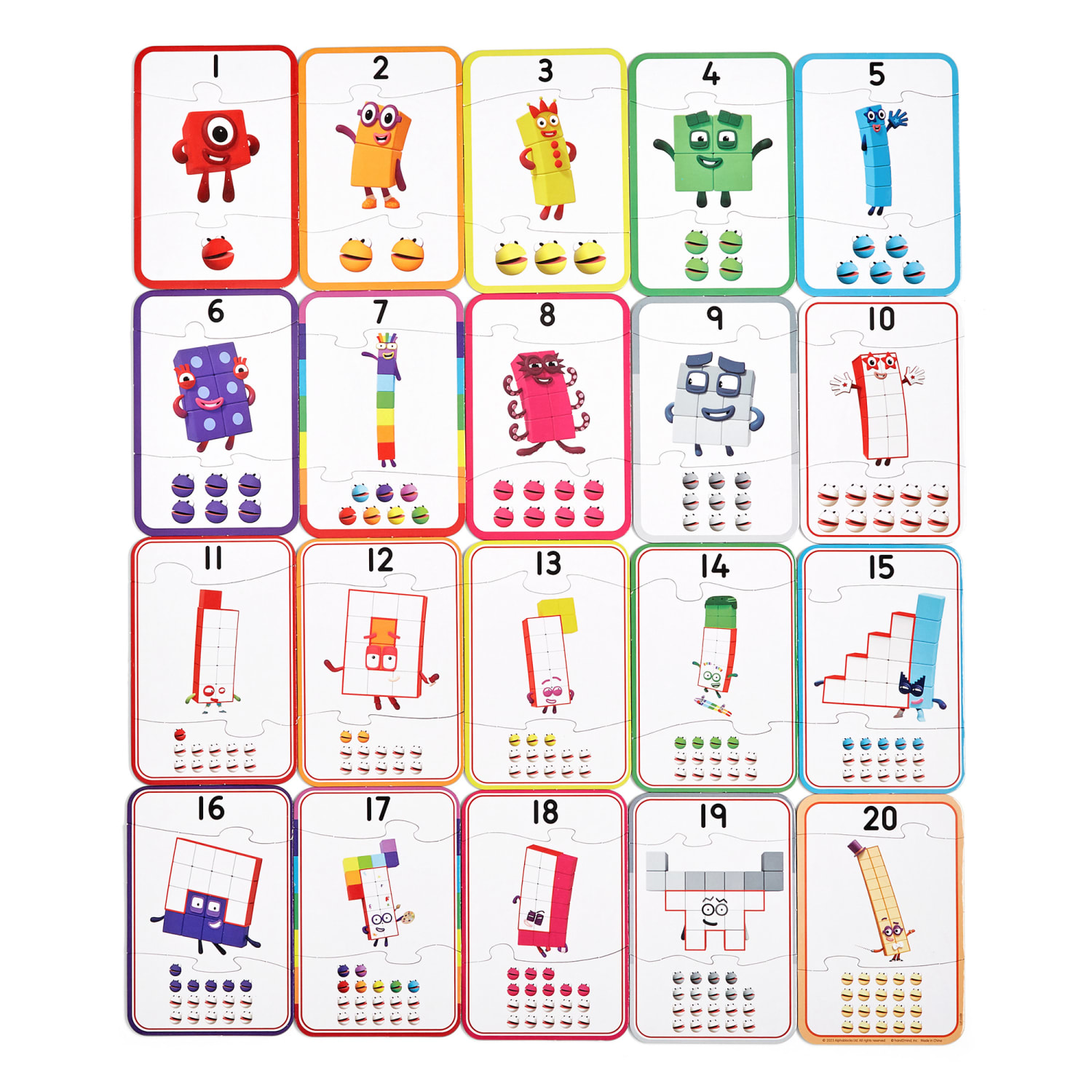 Hand2mind Numberblocks Counting Puzzle Set - Image 4