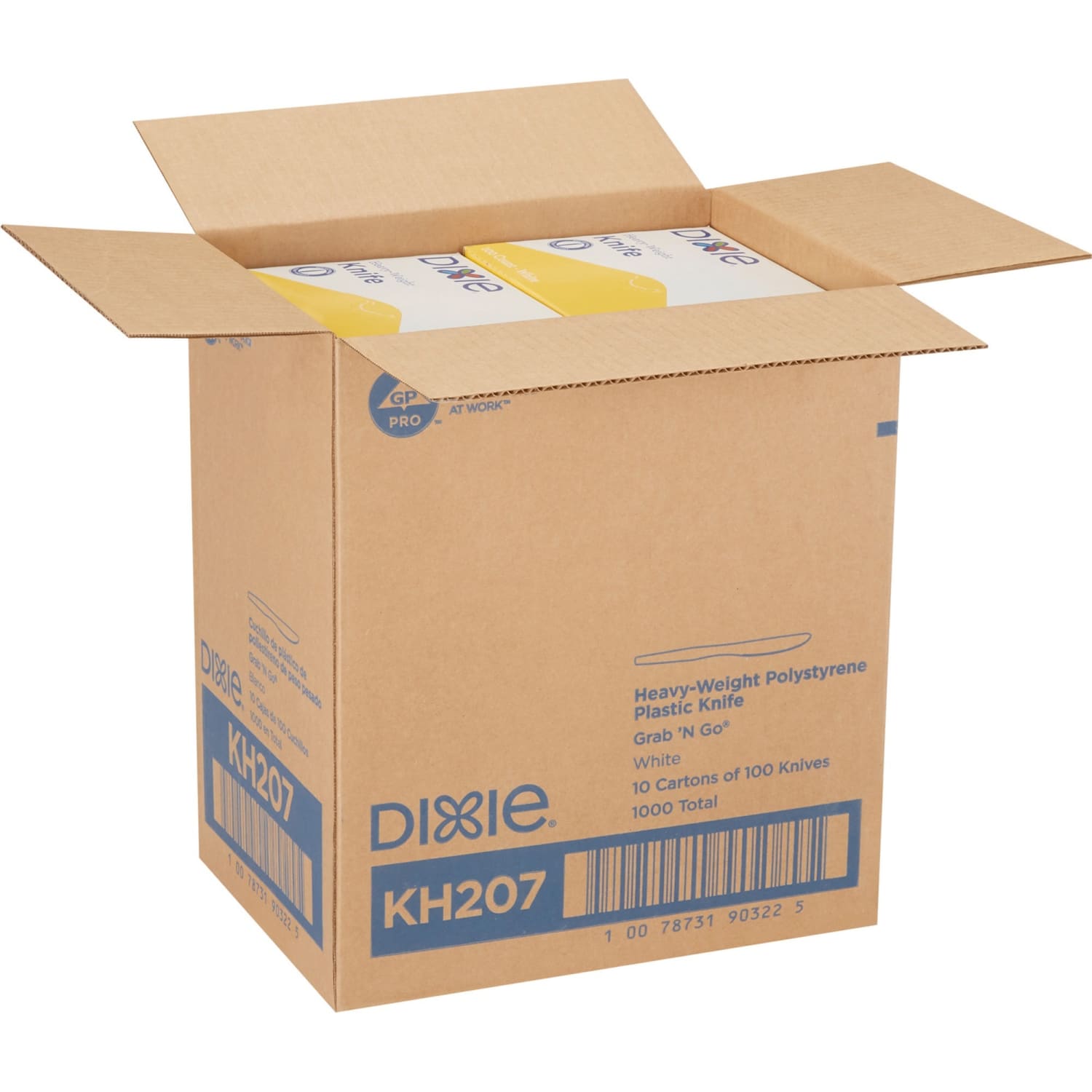 Dixie Heavyweight Utensils, Knives, White, Box Of 100 Knives - Image 3