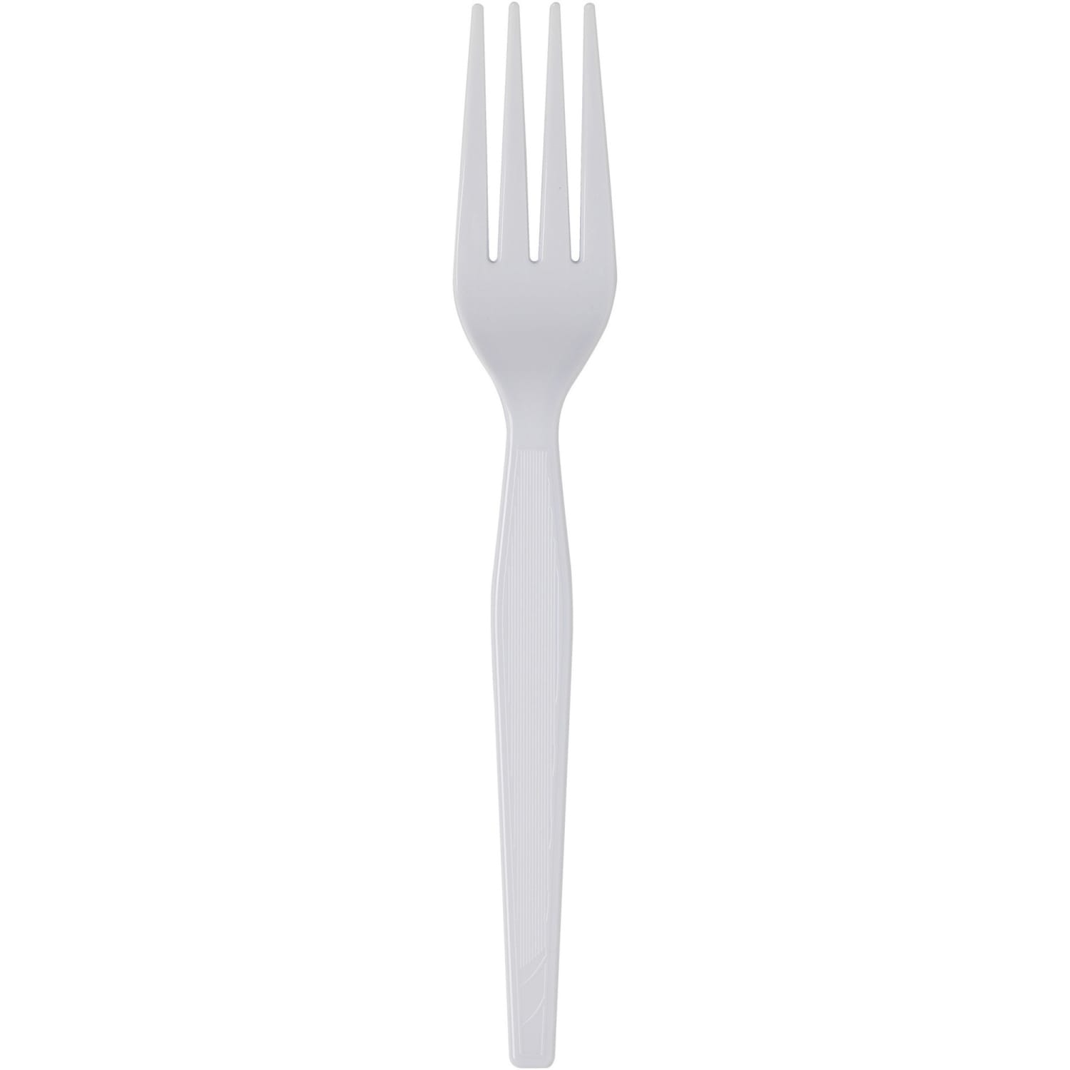 Dixie Heavyweight Utensils, Forks, White, Box Of 100 Forks - Image 4