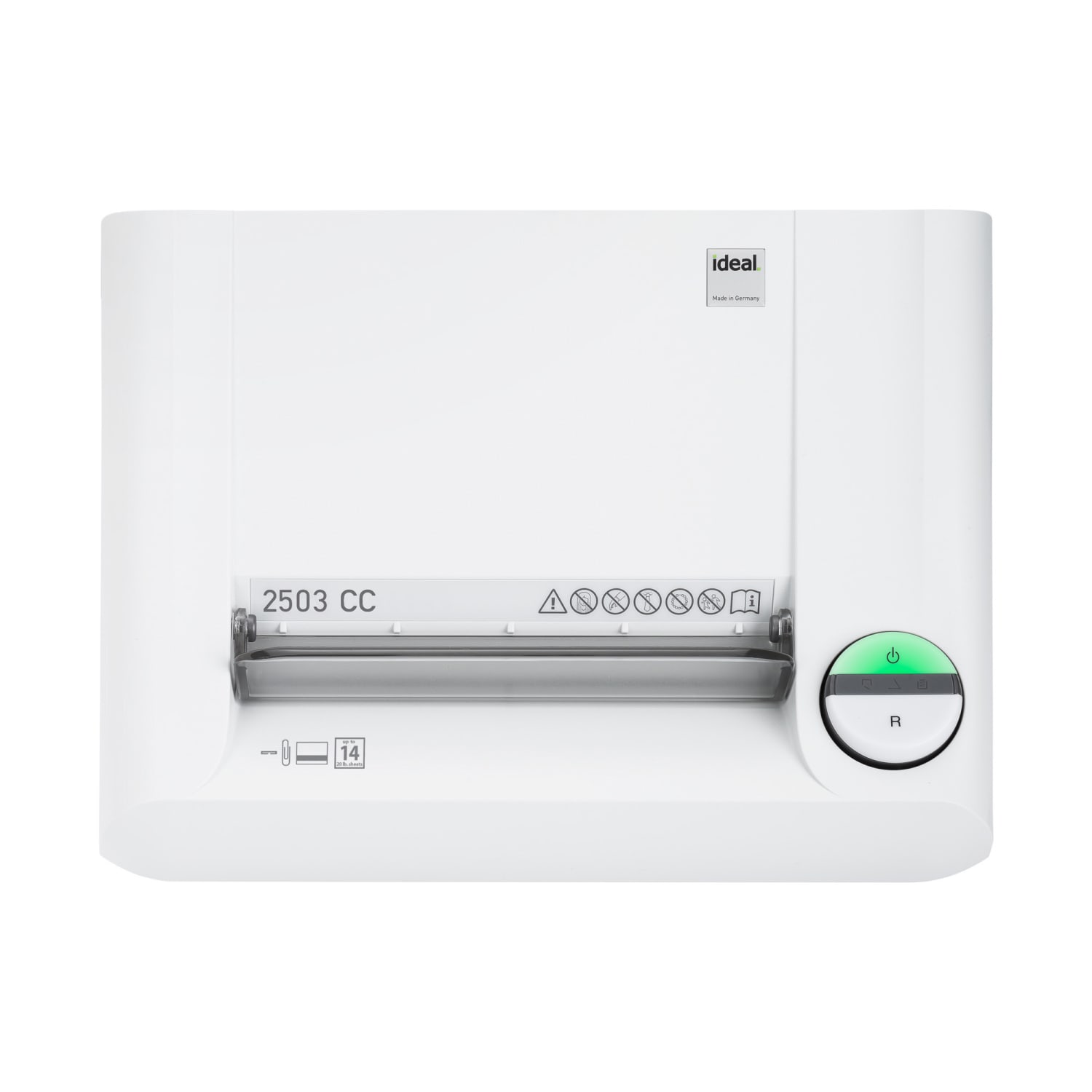 ideal 2503 P-4 14 Sheet Cross-Cut Commercial Office Paper Shredder, IDEDSH0302H - Image 5