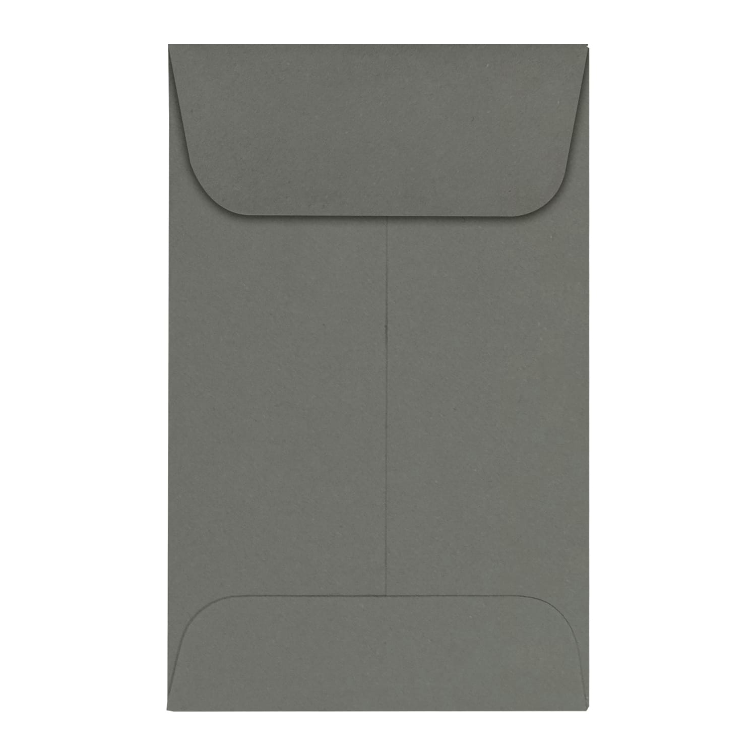 LUX Coin Envelopes, #1, Gummed Seal, Smoke, Pack Of 1,000