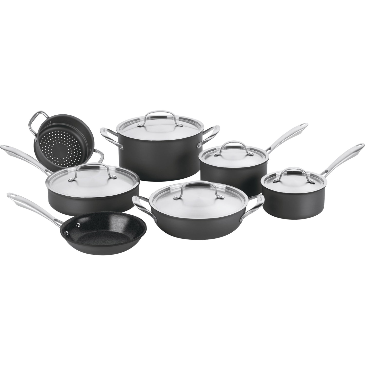 Conair 12-Piece GreenGourmet GG-12 Cookware Set, Green