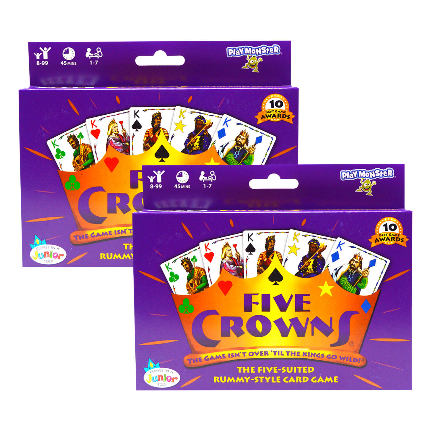 Playmonster Five Crowns Games, Grades 3 To 12, Pack Of 2 Games - Image 4