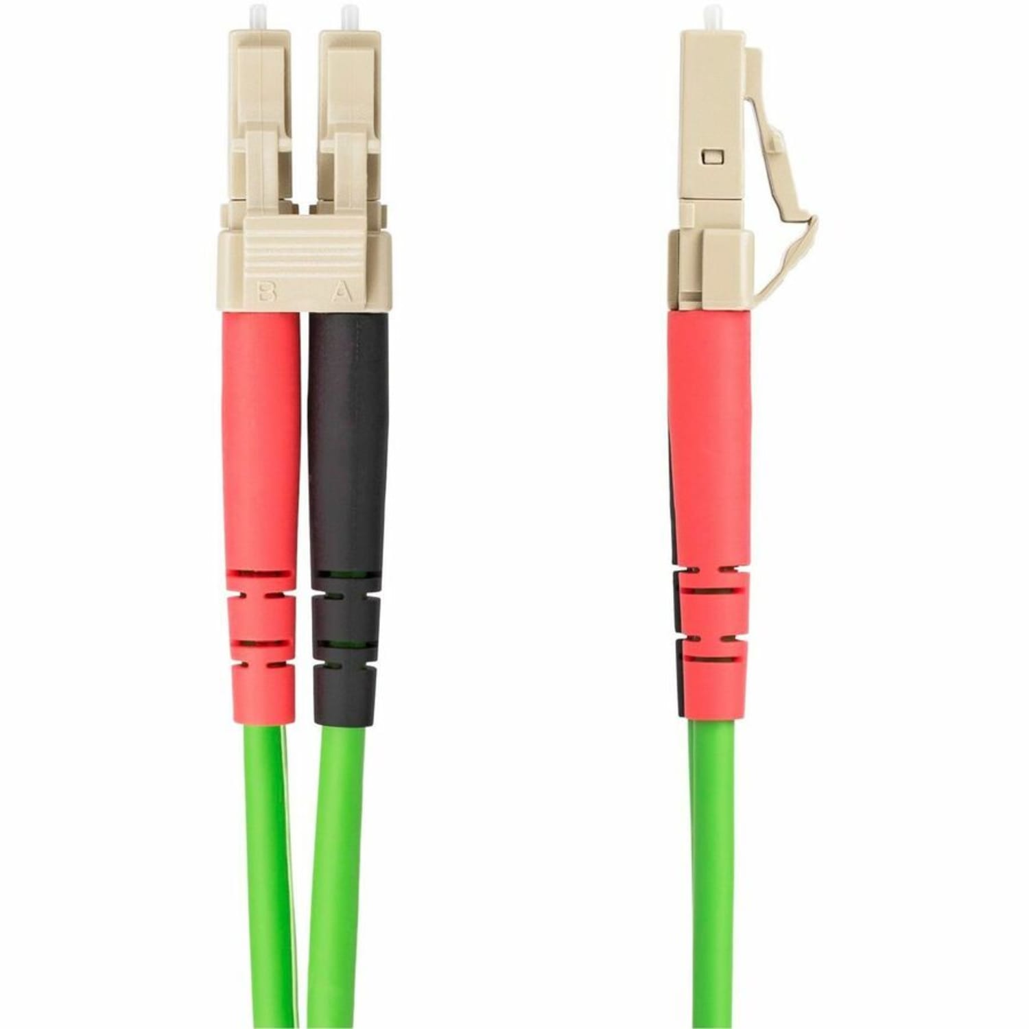 StarTech.com 5m (16.4ft) LC to LC (UPC) OM5 Multimode Fiber Optic Cable, 50/125µm Duplex Zipcord, 40G/100G, LSZH Fiber Jumper Cord - 16.40 ft Fiber Optic Network Cable for Network Device, Switch, Server - First End: 2 x LC/UPC Network - Male - Image 3