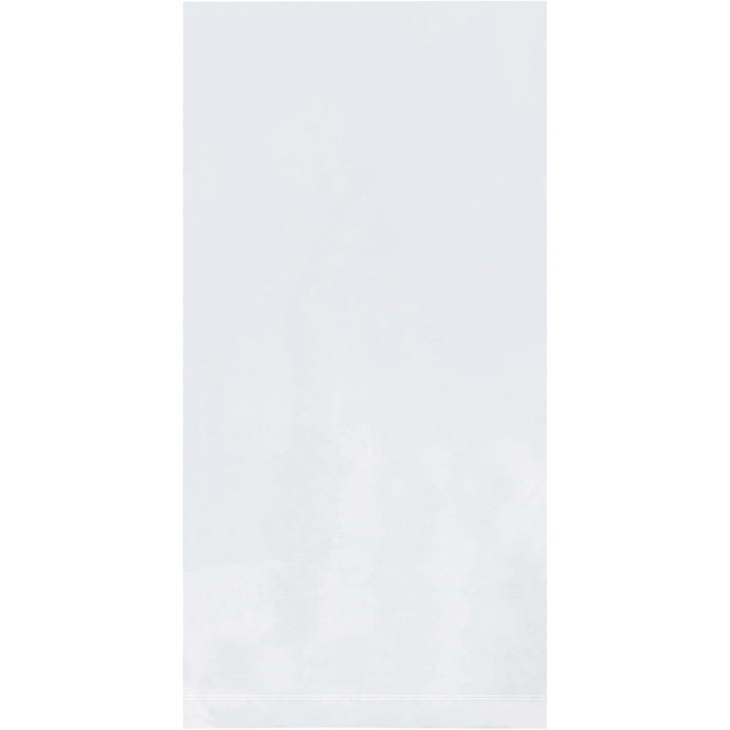 Office Depot Brand 1 Mil Flat Poly Bags, 18in x 20in, Clear, Case Of 1000