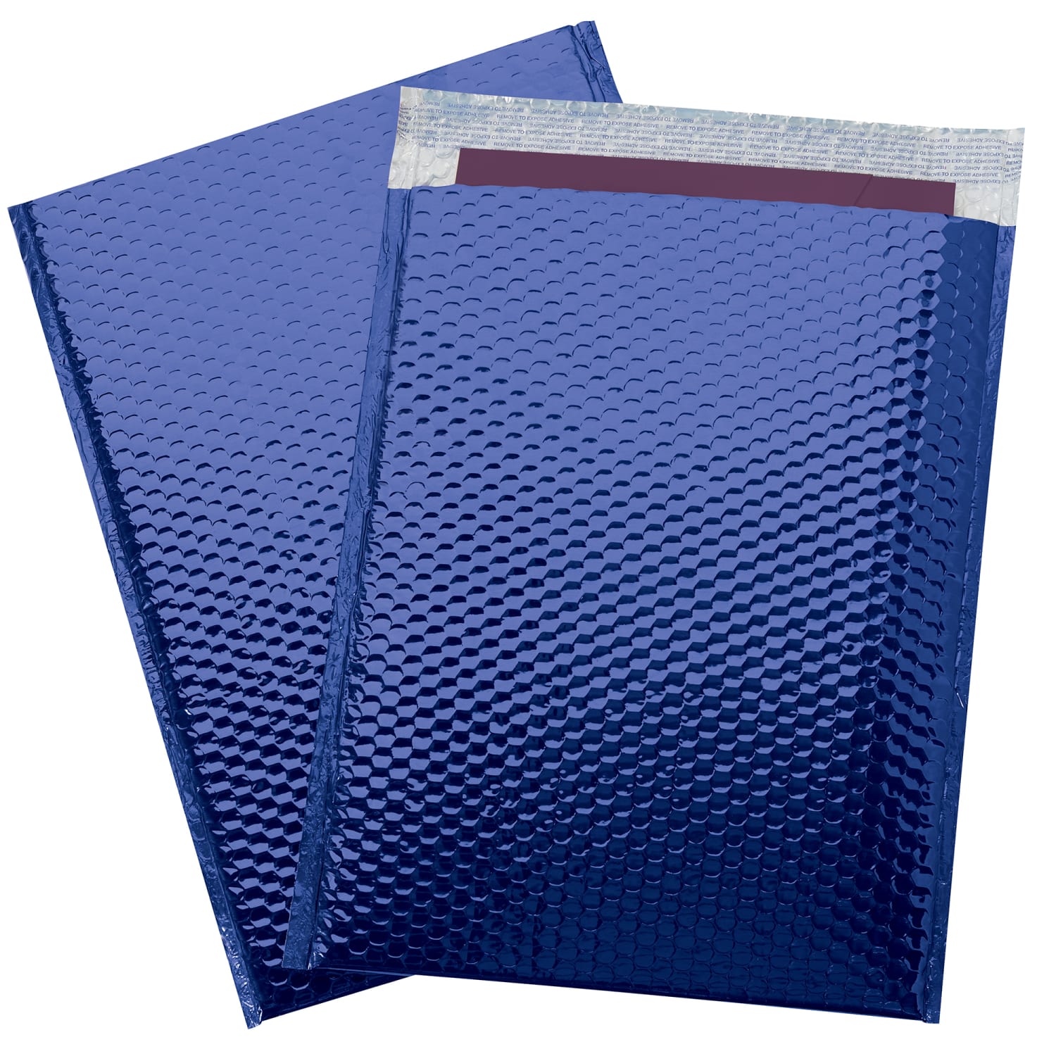 Partners Brand Blue Glamour Bubble Mailers 13in x 17 1/2in, Pack of 100 - Image 3