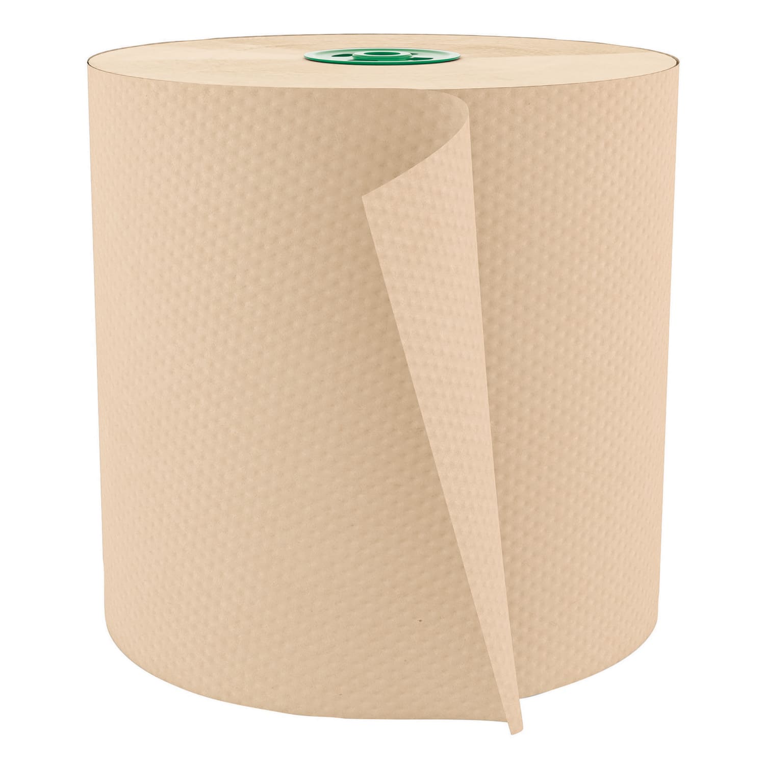 Highmark ECO 1-Ply Paper Towels, 100% Recycled, Natural, 1050ft Per Roll, Pack Of 6 Rolls - Image 3
